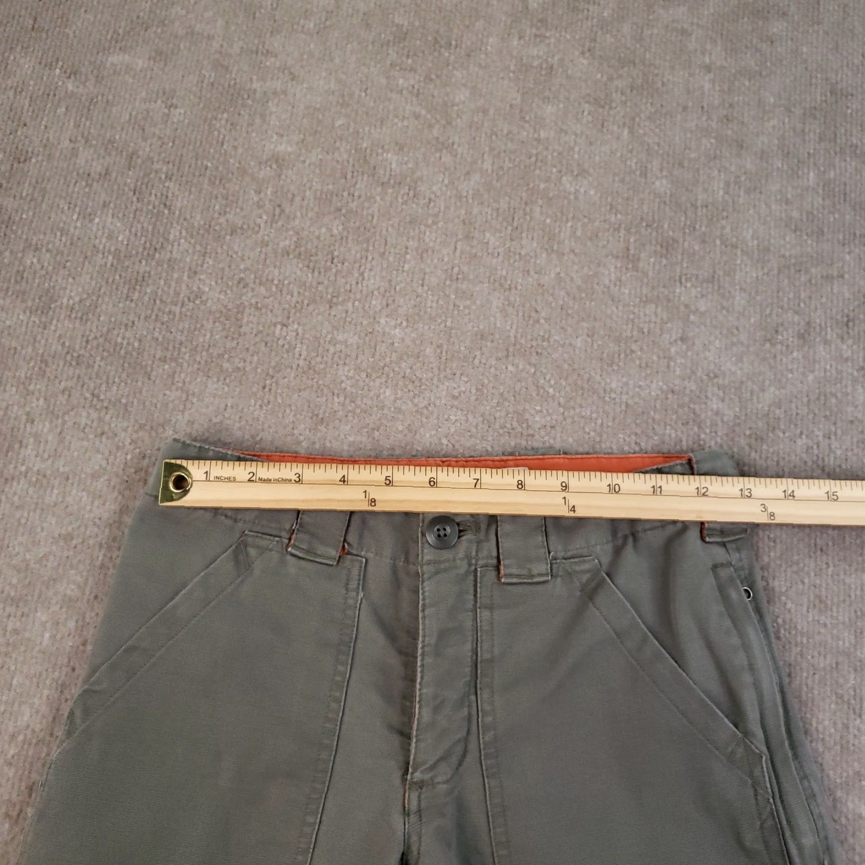 American Eagle Outfitters AMERICAN EAGLE Green Utility Workwear Pants Womens Size 0 (26x30) Carpenter Casual Size 25" / US 0 / IT 36 - 5 Thumbnail