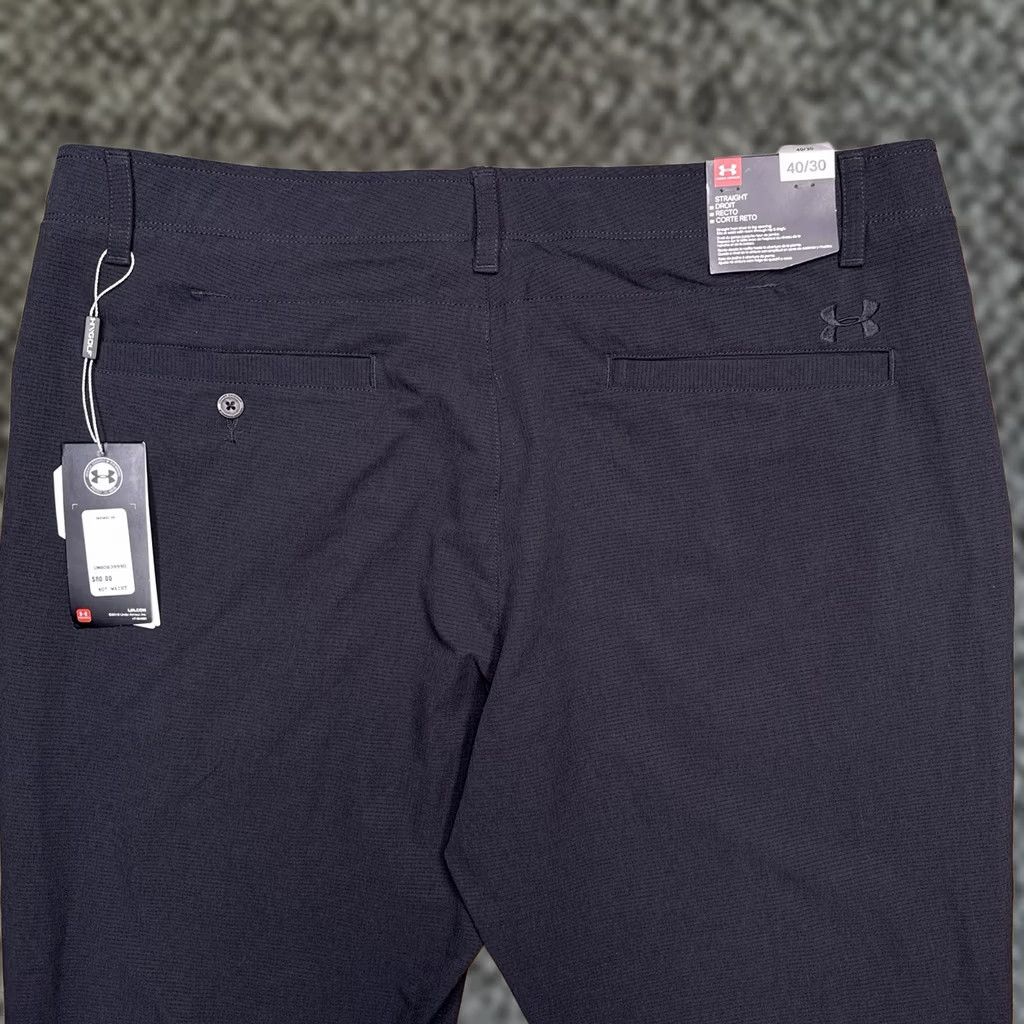 Under Armour Under Armour Showdown Pants Mens 40x30 Black Straight Loose Fit Golf New Size US 40 / EU 56 - 1 Thumbnail