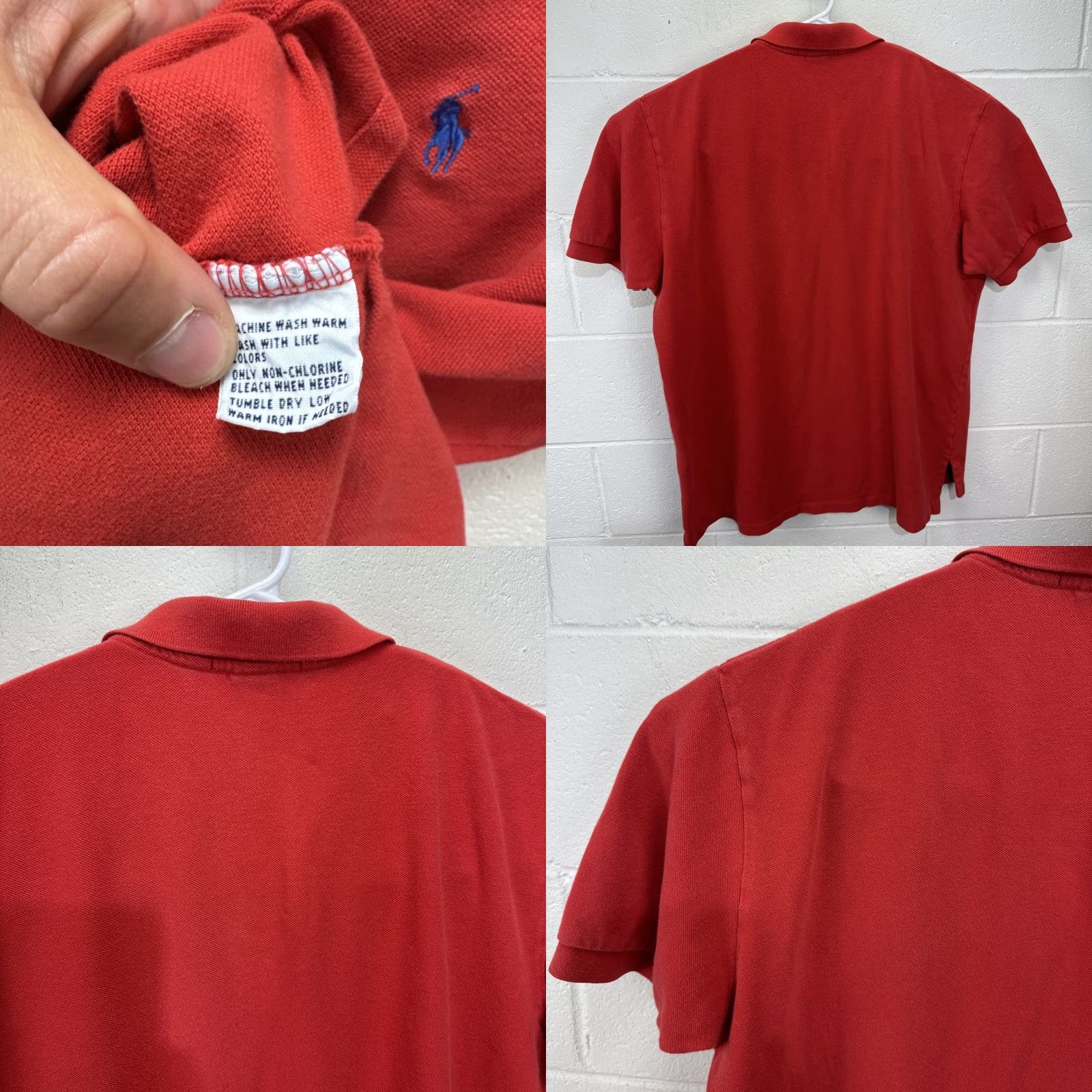 Polo Ralph Lauren Vintage Polo Ralph Lauren Men’s 2XL Polo Shirt Short Sleeve Red Embroidered Logo Classic Preppy All Seasons Size US XXL / EU 58 / 5 - 8 Thumbnail