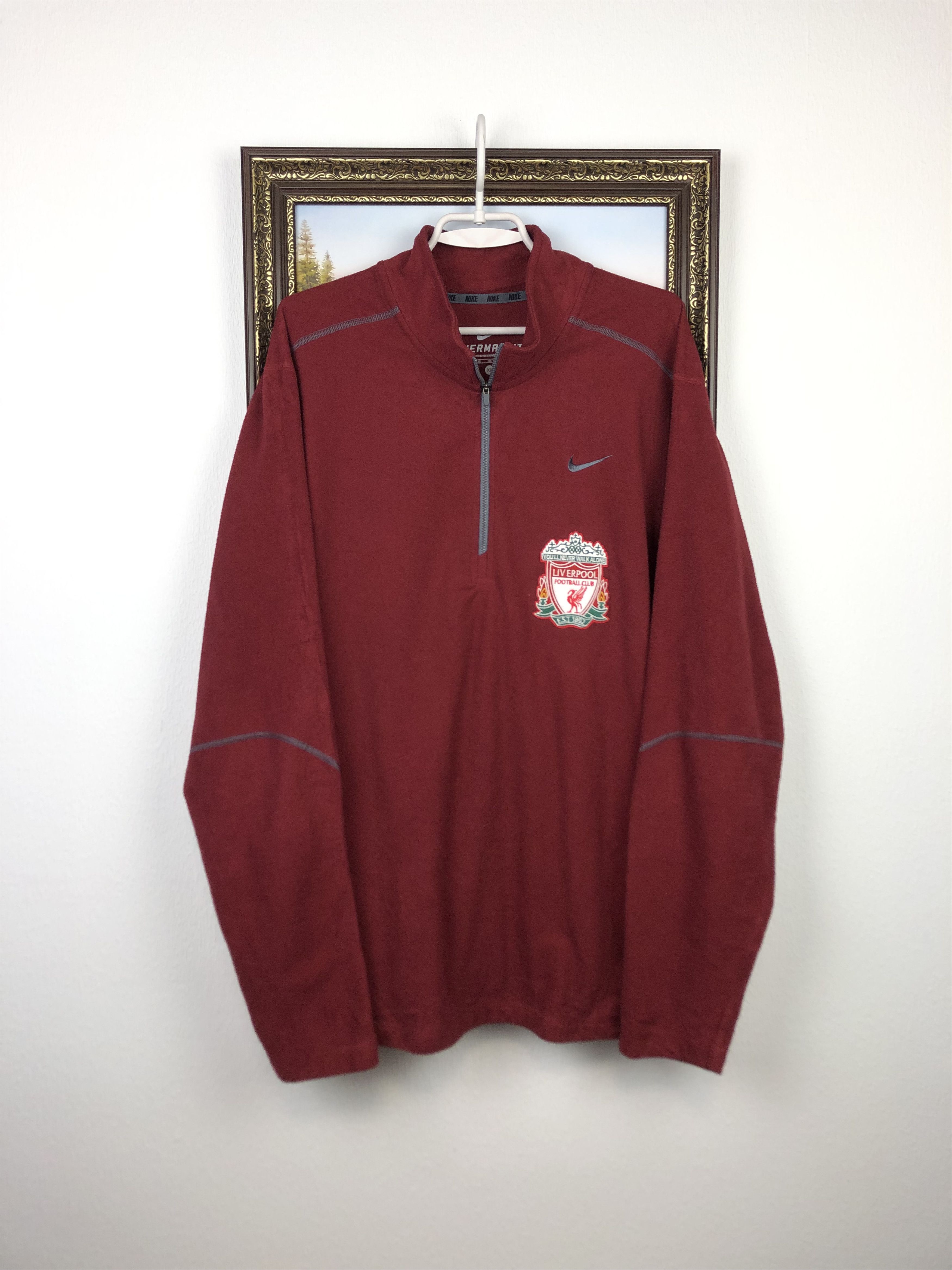 Nike Nike Liverpool Jacket Therma Fit Soccer Sweatshirt Warm Size US XL / EU 56 / 4 - 1 Thumbnail