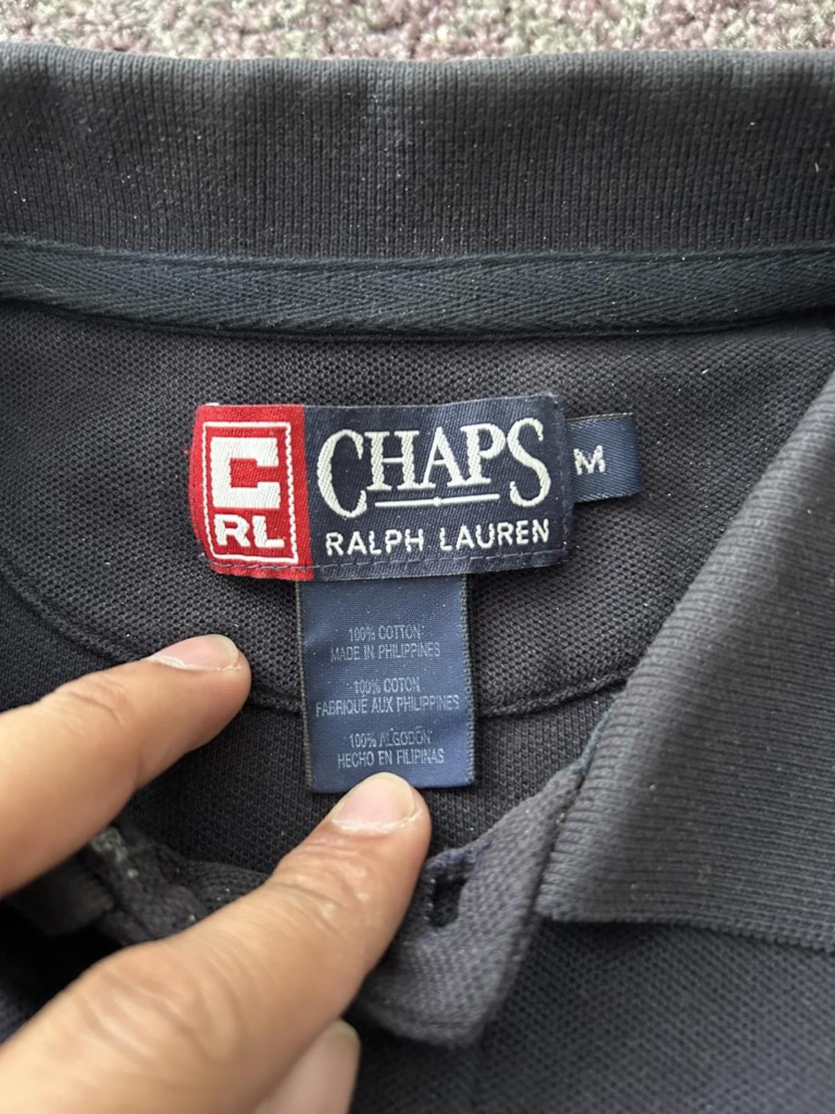 Chaps Ralph Lauren Chaps Ralph Lauren Men's Black Polo Shirt Size US M / EU 48-50 / 2 - 3 Thumbnail