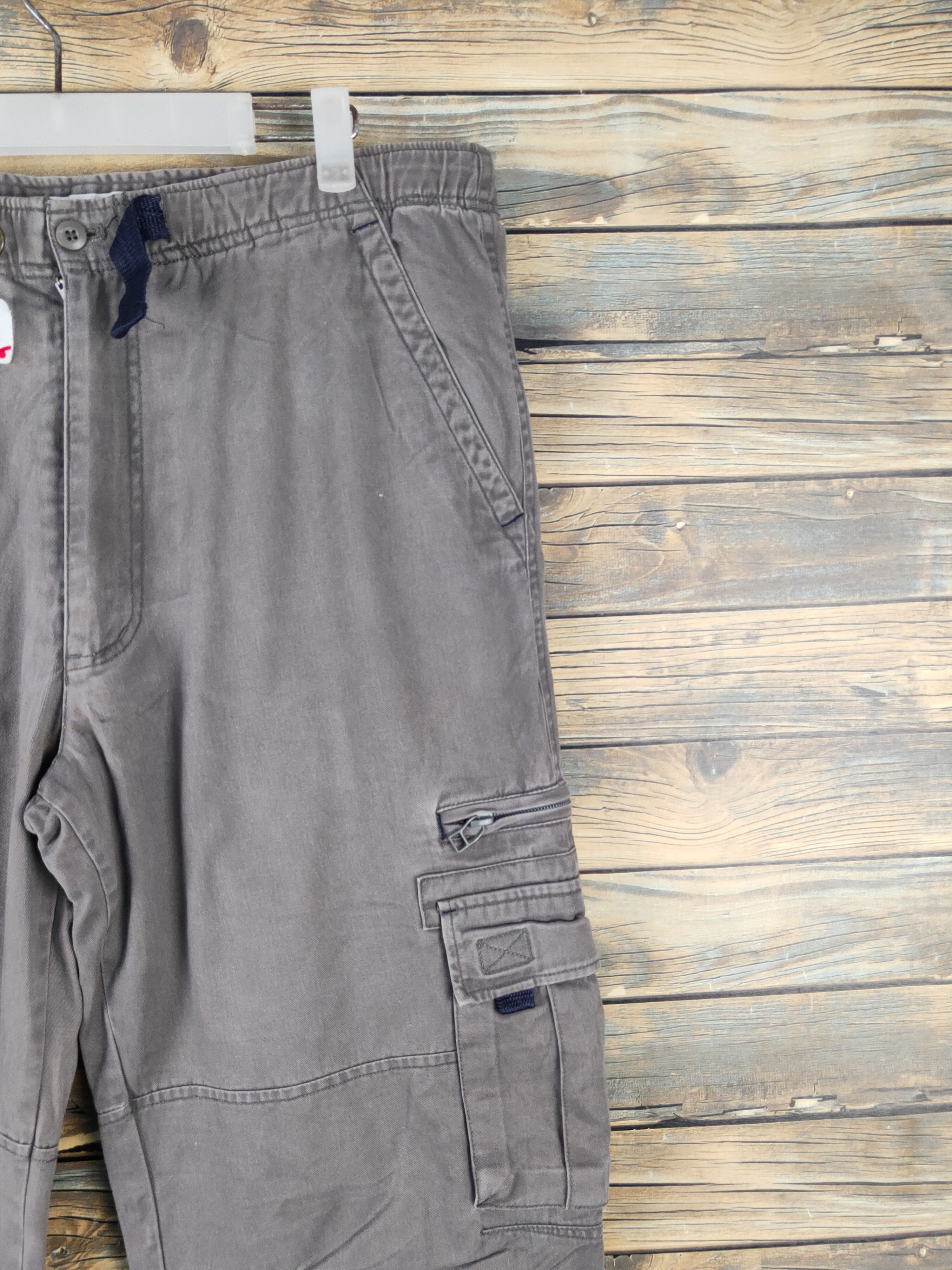 Japanese Brand B.C Factory Gray Multipocket Tactical Cargo Pants#W1426 Size US 35 - 7 Thumbnail