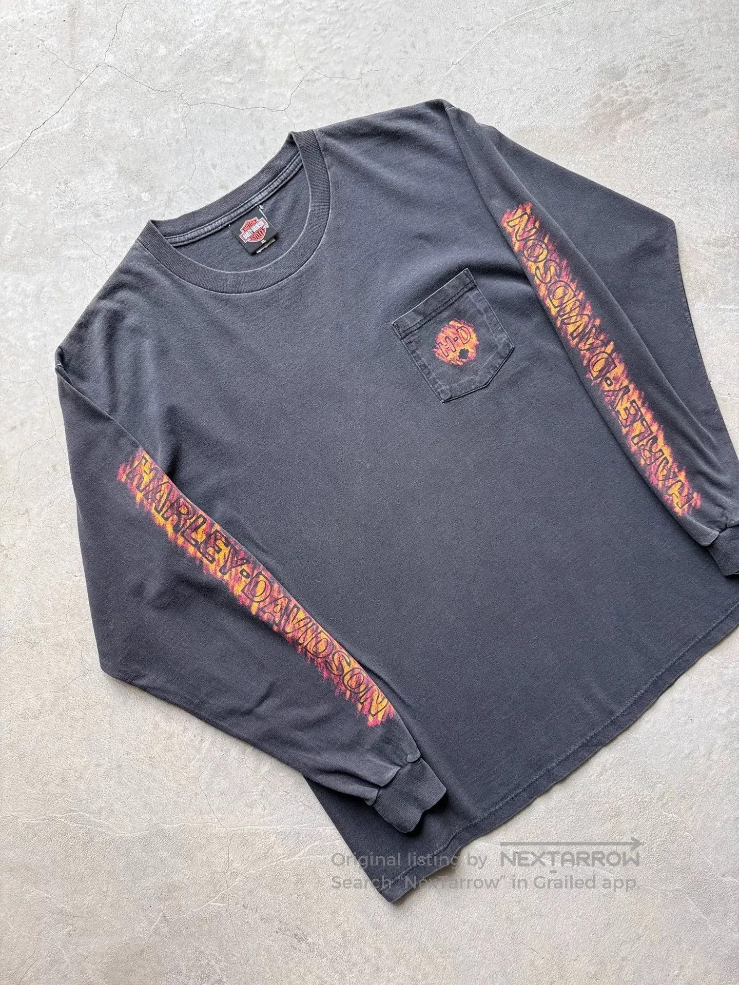 Vintage Vintage 00s Harley Davidson Yellowstone Tee. Size US XL / EU 56 / 4 - 4 Thumbnail