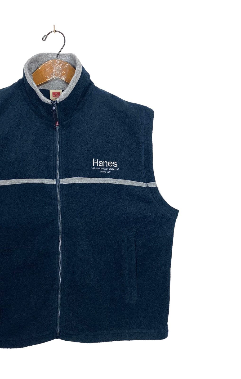 Hanes Rare‼️ Hanes Gilet Fleece Vest Size US M / EU 48-50 / 2 - 2 Thumbnail