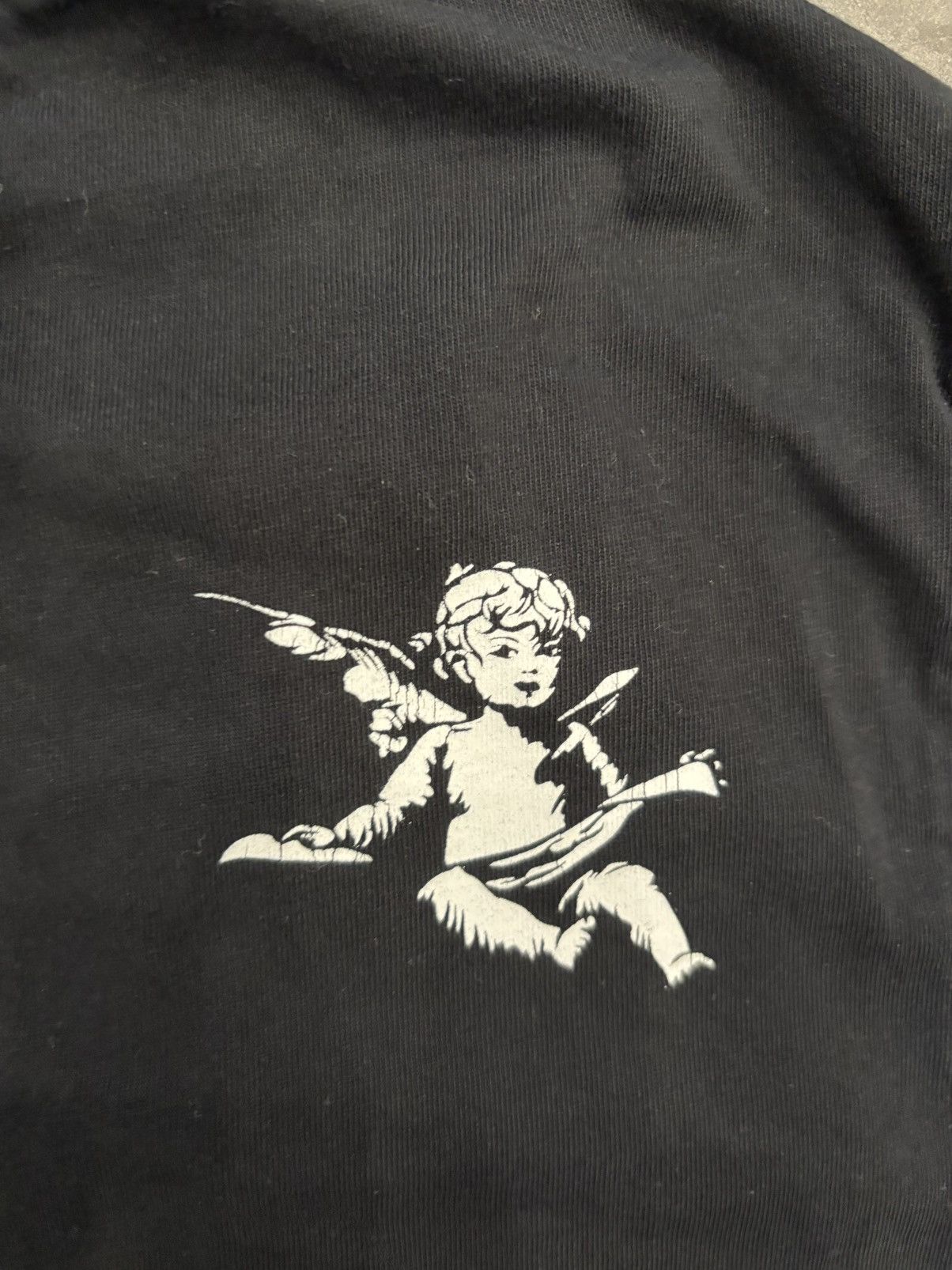 Kanye West Good Music Records Angel Hip Hop Rap Label Logo T Shirt Size US M / EU 48-50 / 2 - 3 Thumbnail