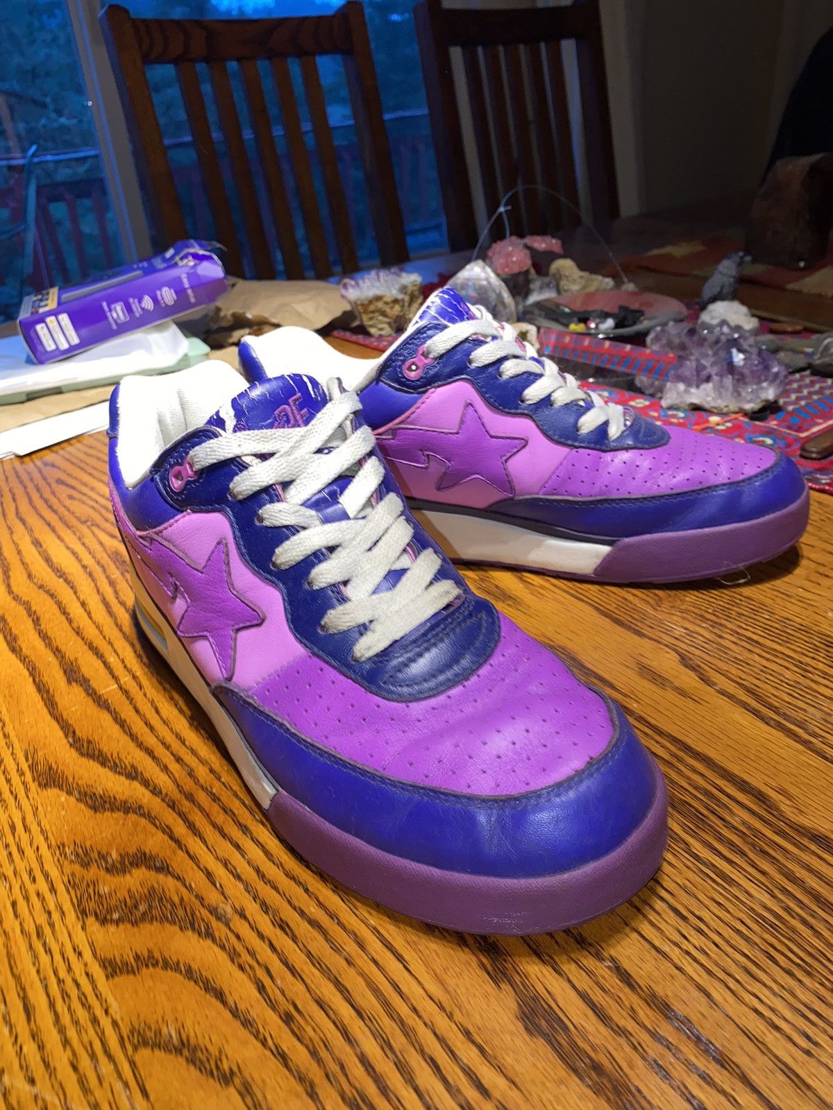Bape × Nigo OG 2006 Bape Roadsta Purple Camo Size US 10.5 / EU 43-44 - 4 Thumbnail