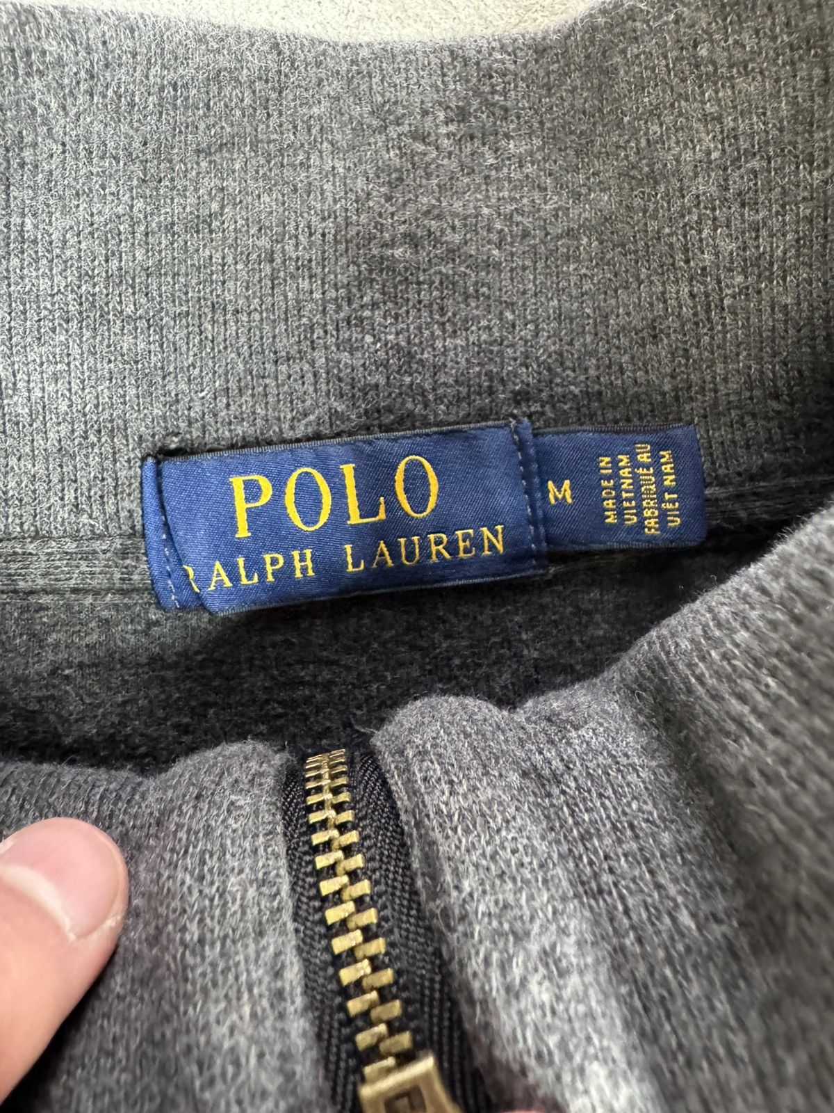 Polo Ralph Lauren × Vintage Vintage Polo RL 1/4 Quarter Zip Sweater Sweatshirt Size US M / EU 48-50 / 2 - 3 Thumbnail