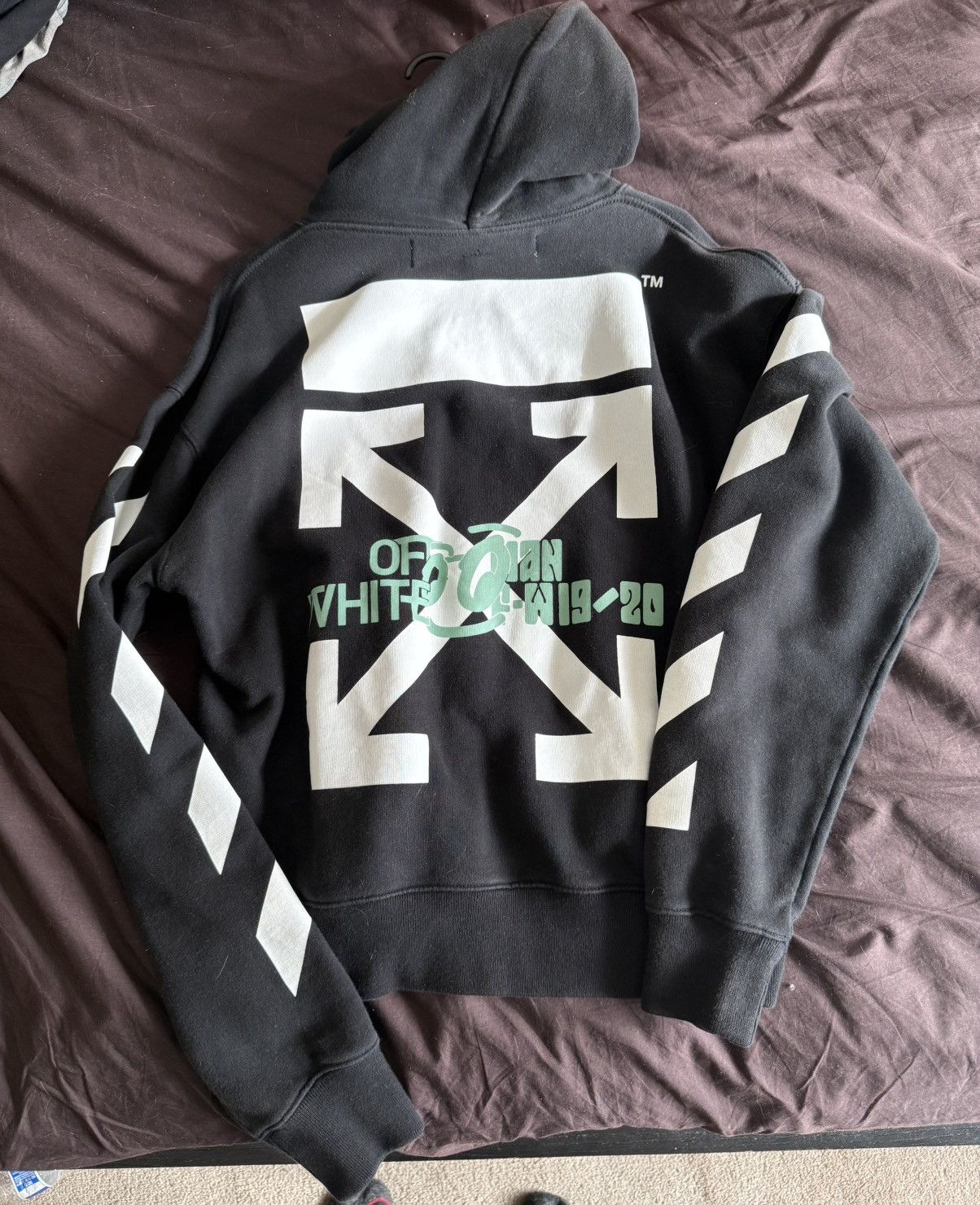 Off-White Off white Diag Waterfall Hoodie Size US S / EU 44-46 / 1 - 5 Thumbnail
