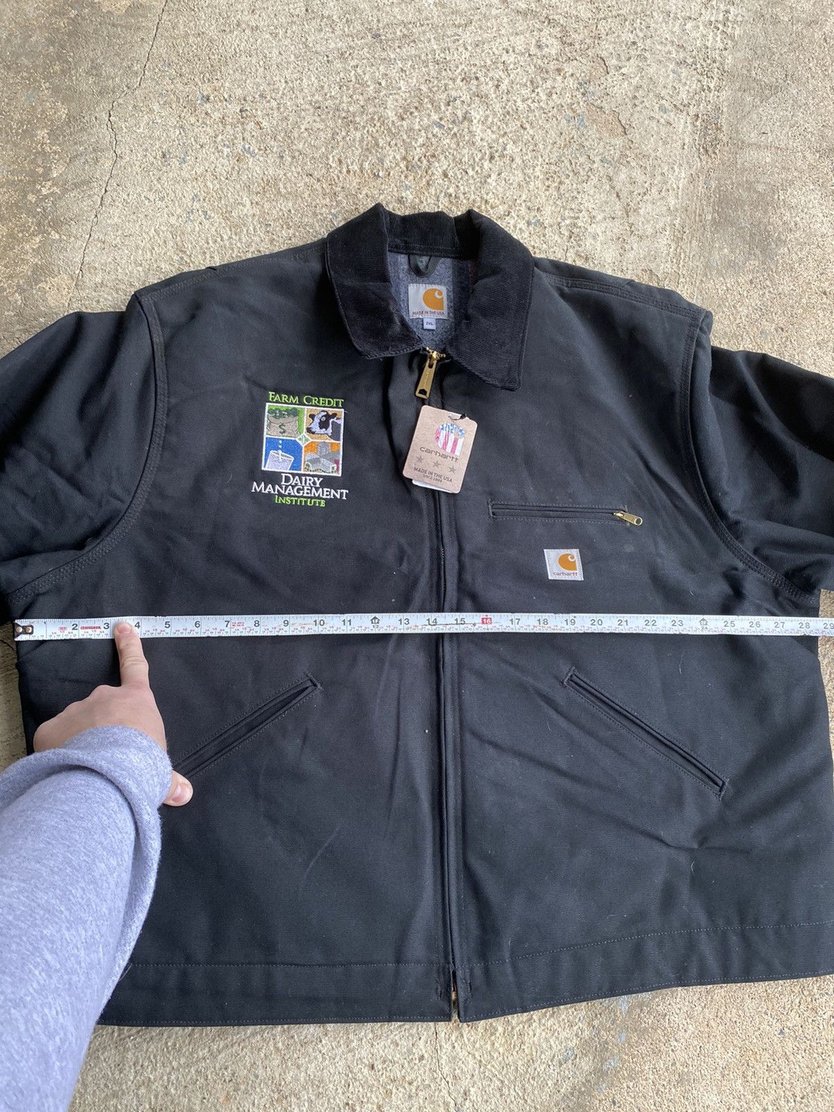 Carhartt × Vintage Vintage Carhartt Detroit Black Blanket Lined Jacket Size US XXL / EU 58 / 5 - 17 Thumbnail
