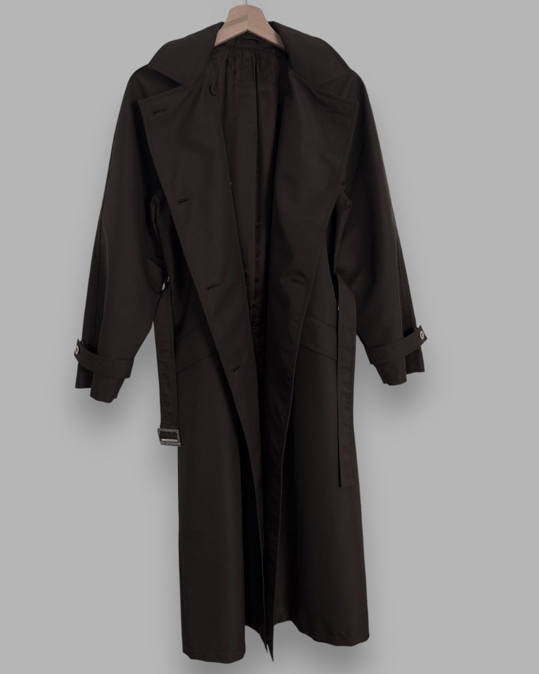 Versace Stunning Rare 90s VERSACE V2 Double Breasted Trench Coat Size S / US 4 / IT 40 - 16 Thumbnail