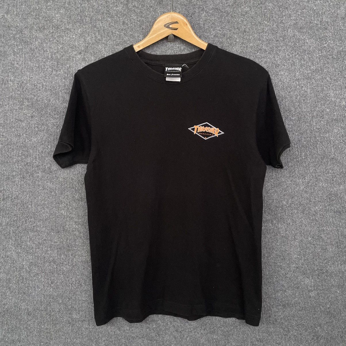 Thrasher × Vintage Vintage Y2K Thrasher Magazine Skateboard Skater T Shirt Size US S / EU 44-46 / 1 - 6 Thumbnail