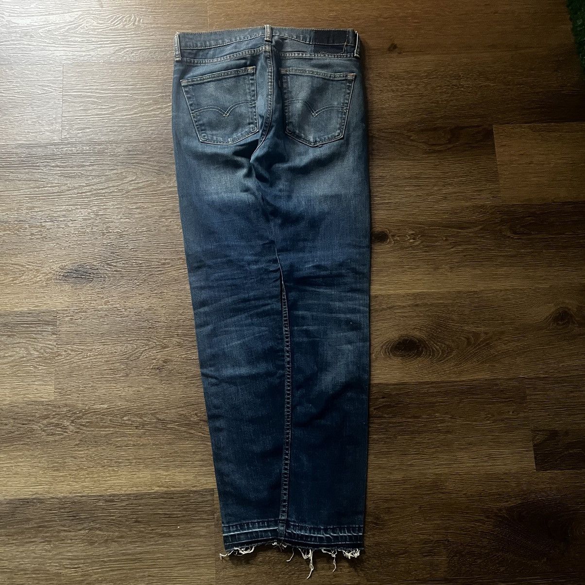 Handmade Mid-Wash Jeans w/ Custom Screen Printing Size US 34 / EU 50 - 6 Thumbnail