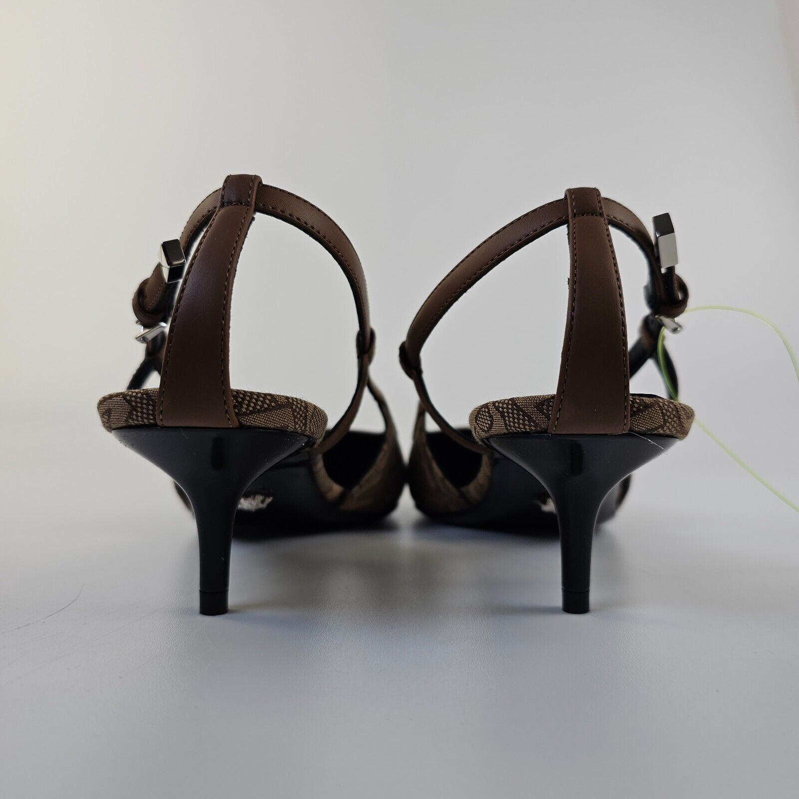 Versace Versace Greca 45mm Beige Slingback Pumps New Size US 7 / IT 37 - 5 Thumbnail
