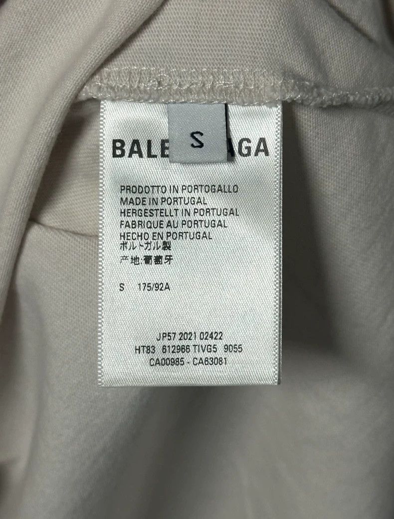 Balenciaga Balenciaga Short sleeve + T-shirt + monogram logo Size US S / EU 44-46 / 1 - 4 Thumbnail