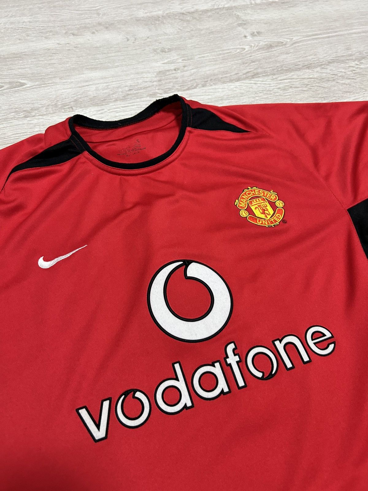 Nike MANCHESTER UNITED 2002/2004 NIKE SOCCER JERSEY #7 BECKHAM Size US S / EU 44-46 / 1 - 8 Thumbnail