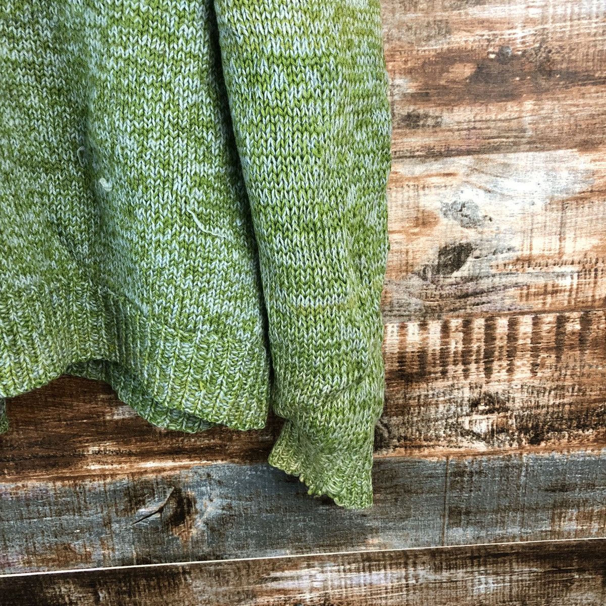 Japanese Brand Japan vintage Green Hand Knitwear cardigan #A2321 Size US S / EU 44-46 / 1 - 14 Thumbnail