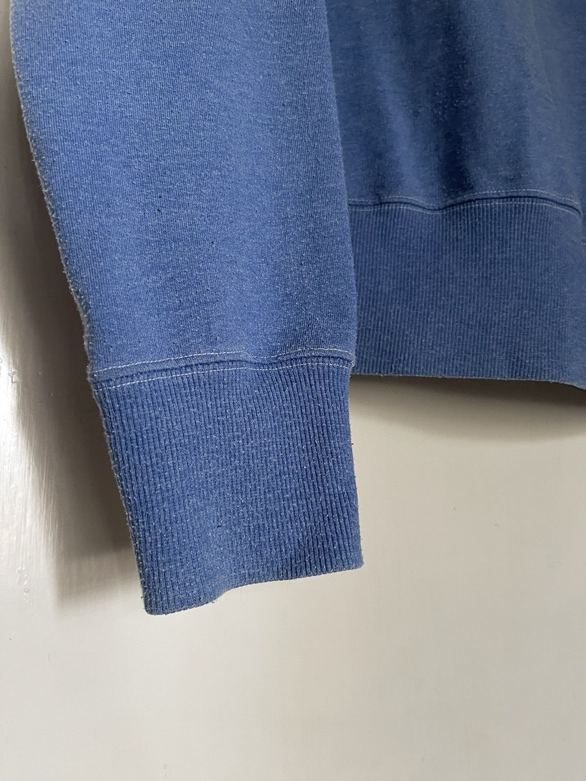 Universal Works Universal Works Crewneck Sweatshirt - Blue Padded Elbow Size US XL / EU 56 / 4 - 9 Thumbnail