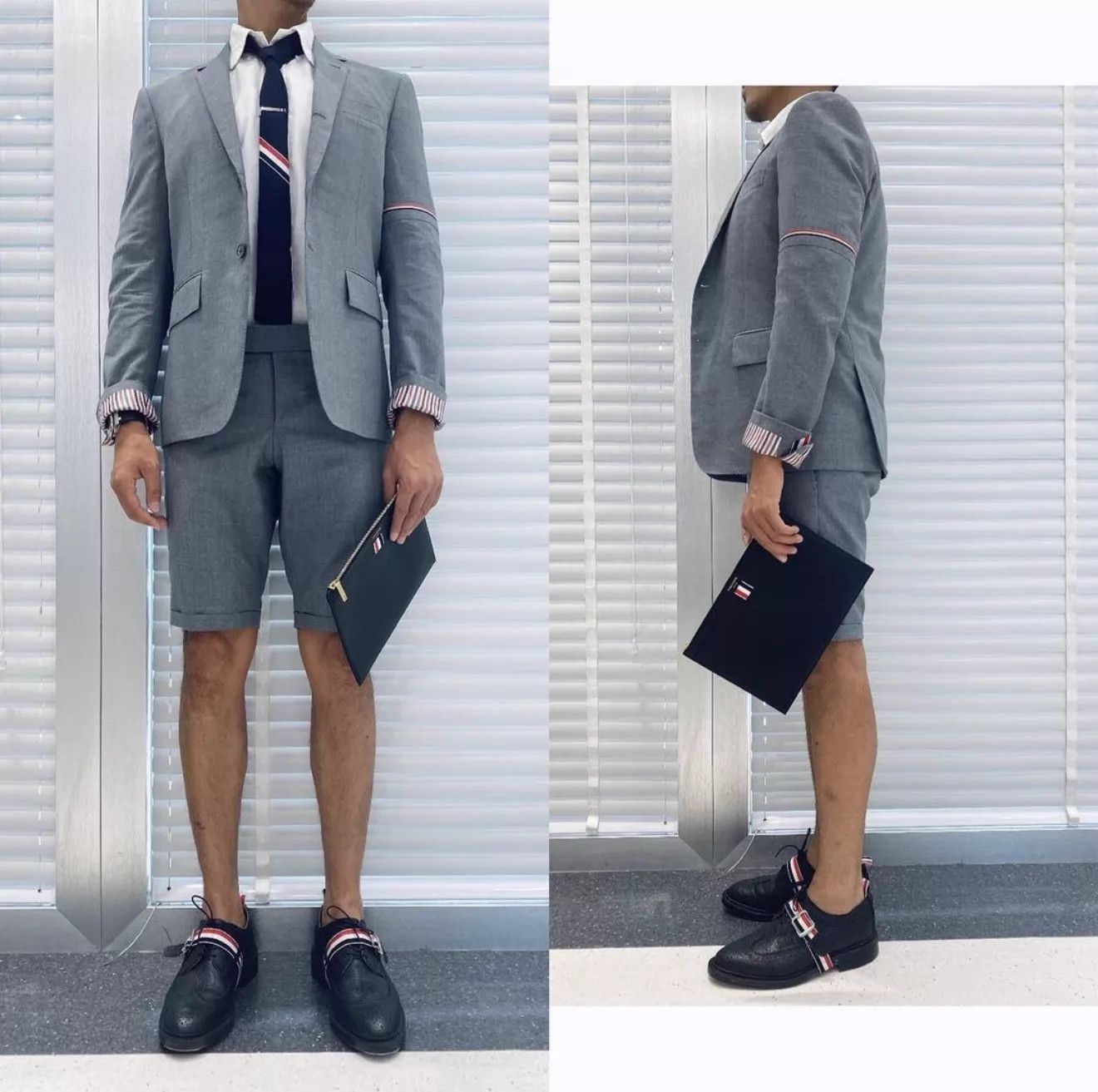 Thom Browne Thom Browne Men's Tri-Color Strap Brogue US10 98New Size US 10 / EU 43 - 9 Thumbnail