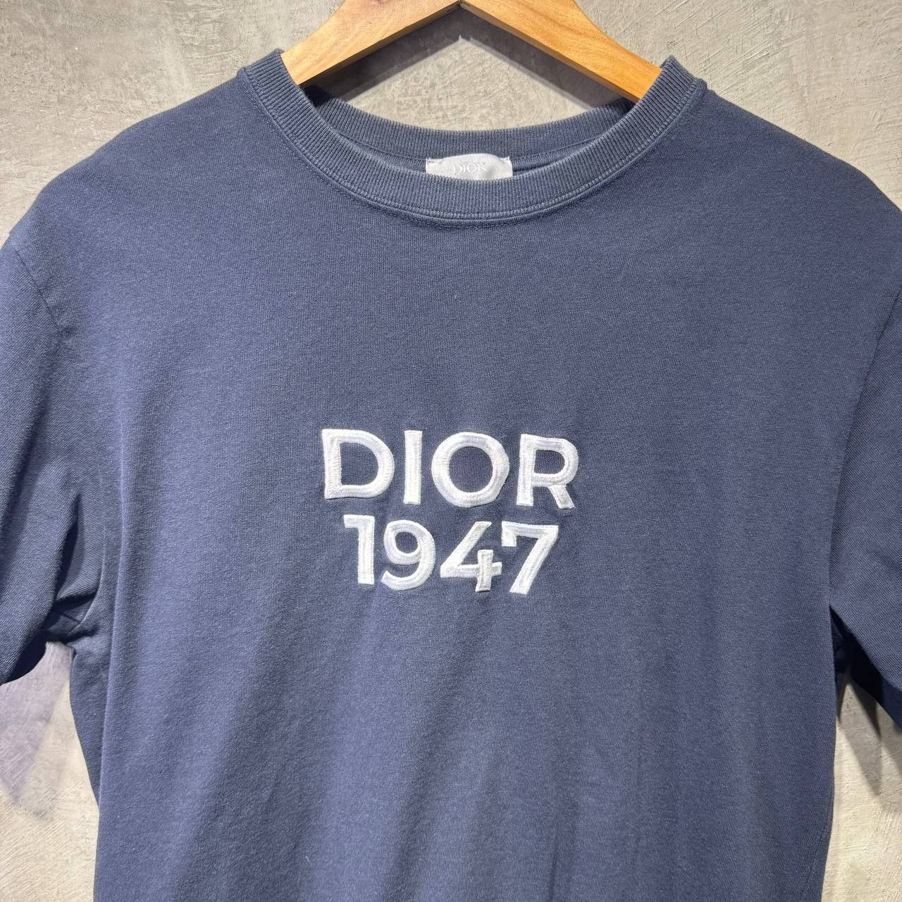Dior Dior 1947 Logo Embroidered tee Size US M / EU 48-50 / 2 - 2 Thumbnail