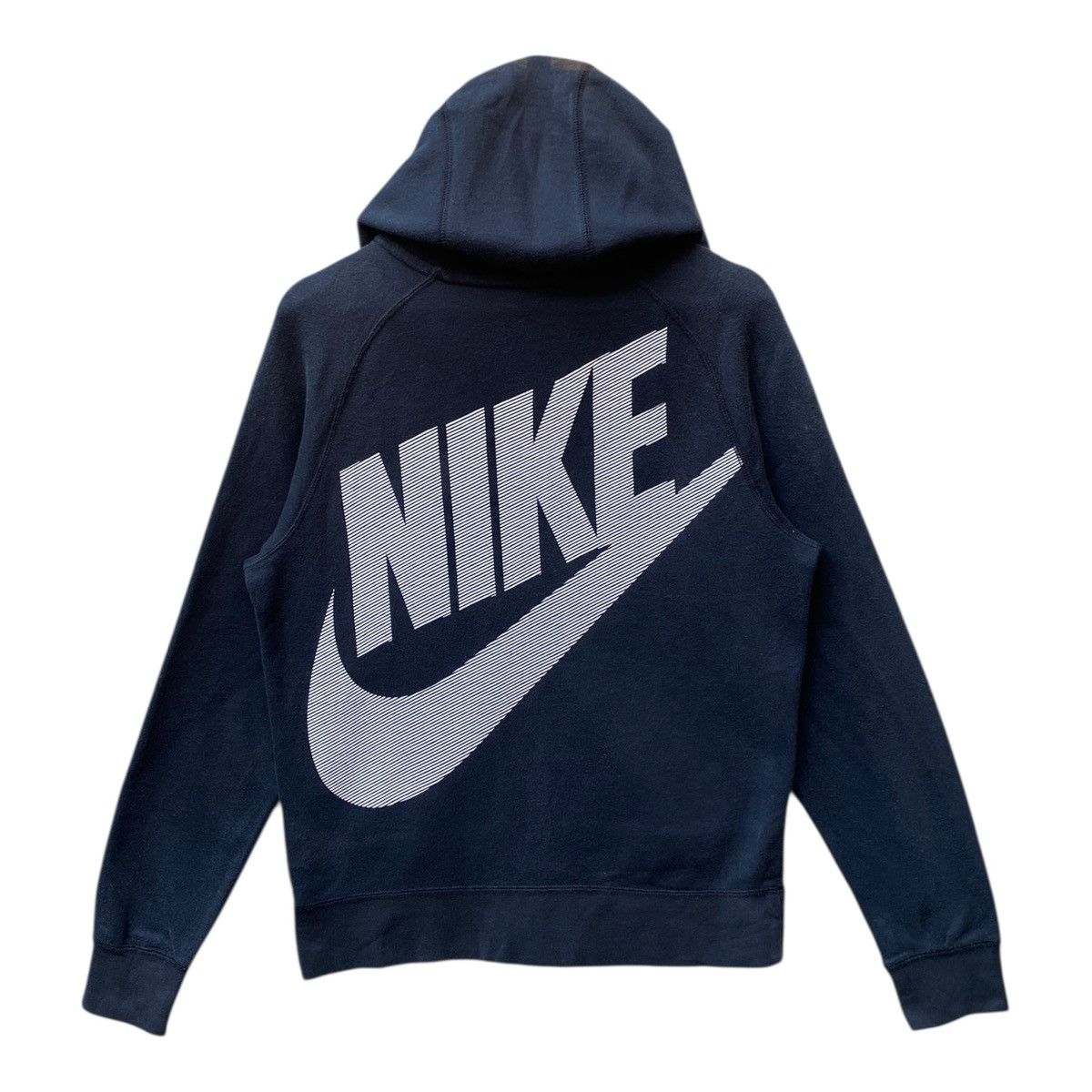 Vintage Nike Hoodie Full Zip Big Logo Pullover Jumper Size M