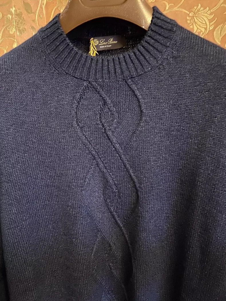 Loro Piana LORO PIANA A thick sheep sweater Size US L / EU 52-54 / 3 - 4 Thumbnail