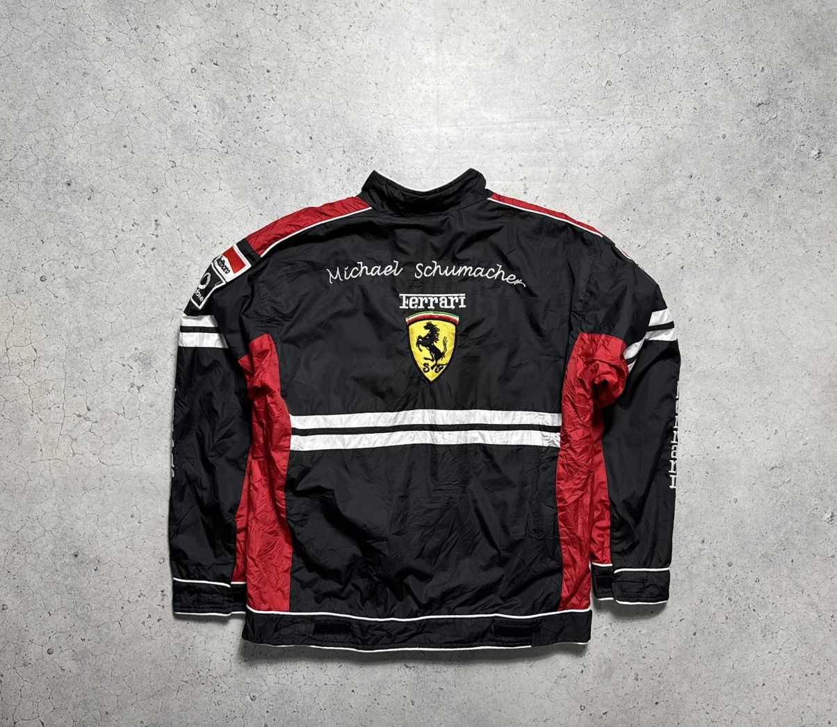 Ferrari Ferrari Michael Schumacher F1 Vodafone Vintage Racing Jacket Size US XL / EU 56 / 4 - 9 Thumbnail