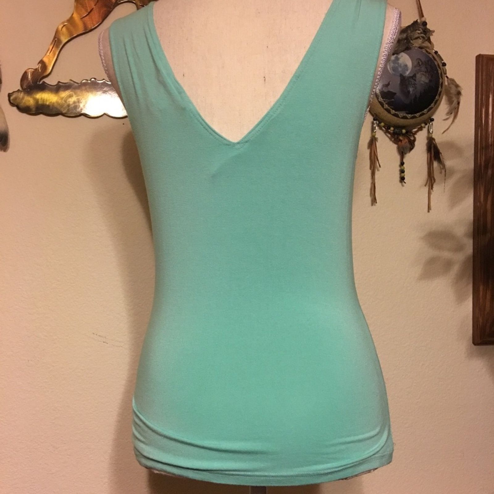 Other Moda international mint blue beaded tank top S Size S / US 4 / IT 40 - 3 Thumbnail