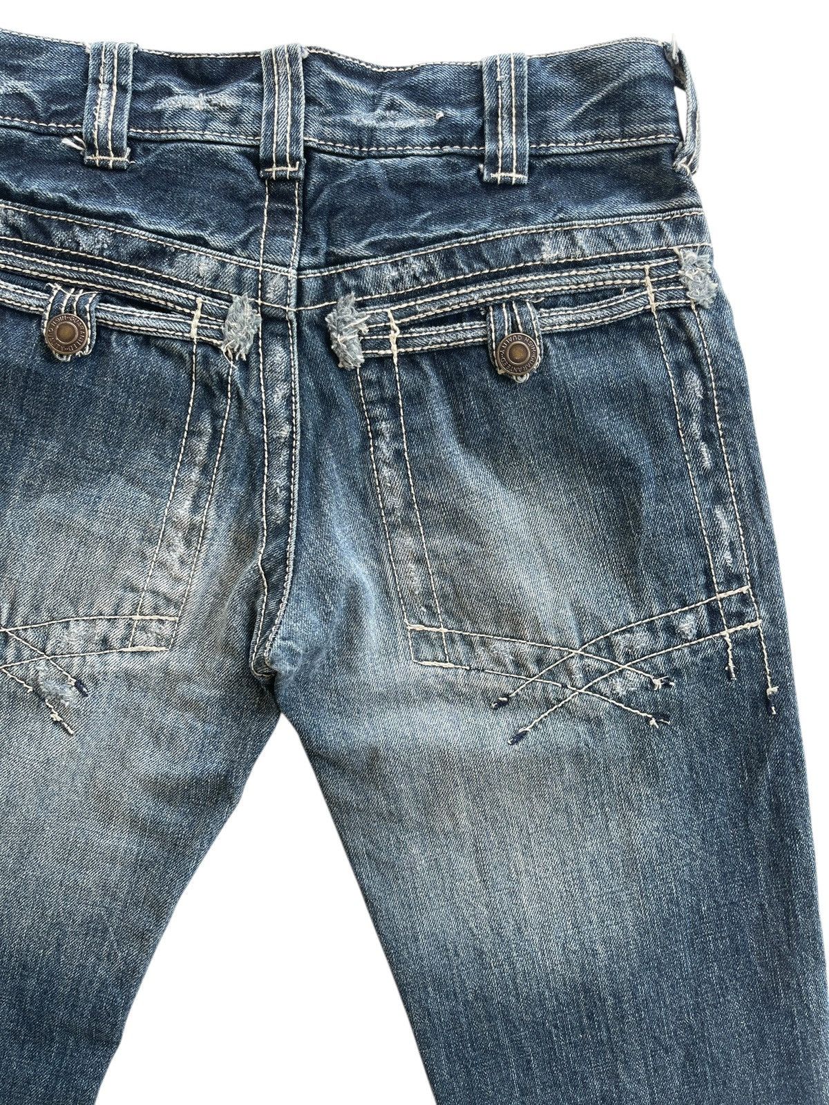 Japanese Brand On Board Distressed LGB Style Denim Size US 28 / EU 44 - 11 Thumbnail