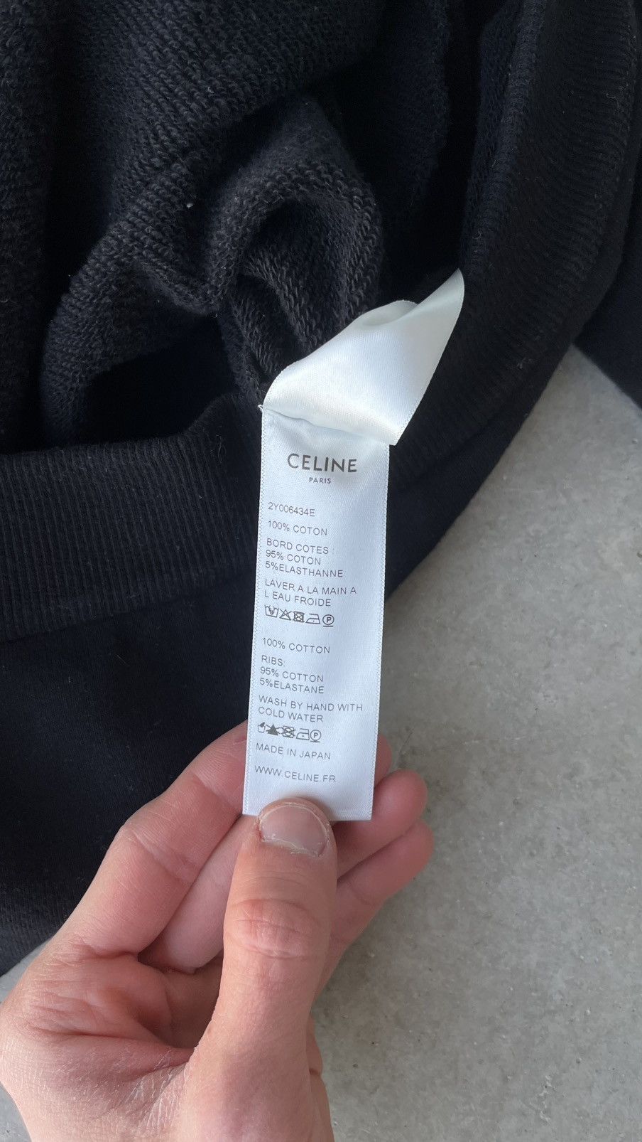 Celine SS19 Celine Hedi back print Hoodie Japan Size US S / EU 44-46 / 1 - 5 Thumbnail
