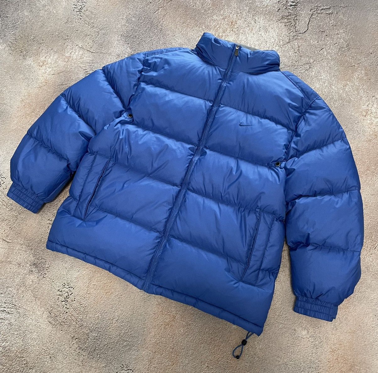 Nike Vintage Nike Small Swoosh Nylon Puffer Jacket Size US XL / EU 56 / 4 - 2 Thumbnail