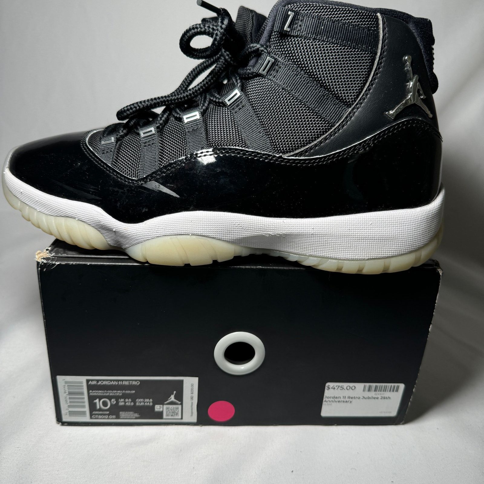 Jordan Brand × Nike Size 10.5 - Air Jordan 11 Retro Jubilee / 25th Anniversary Size US 10.5 / EU 43-44 - 9 Thumbnail