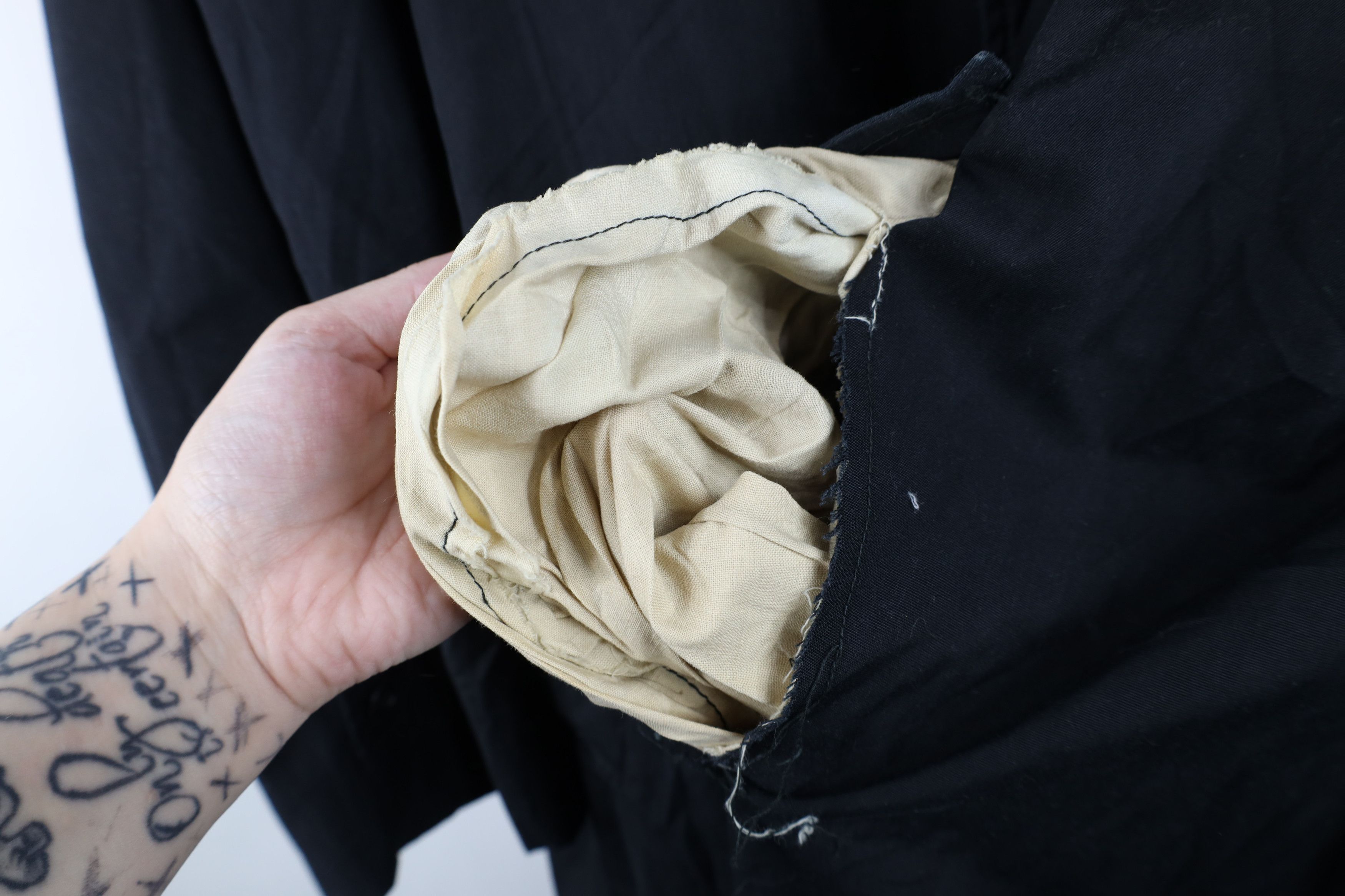 Vintage Vintage 50s 60s Rockabilly Trench Coat Rain Jacket Black USA Size US XXL / EU 58 / 5 - 6 Thumbnail