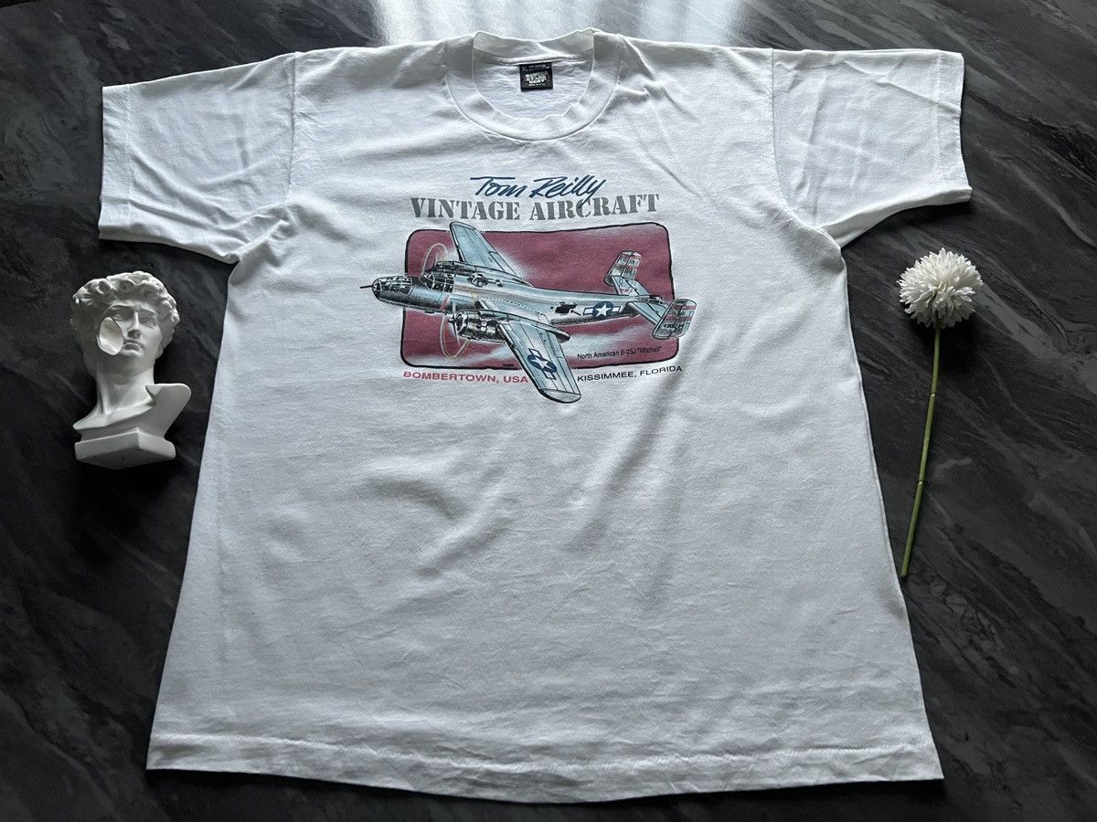 Vintage Tom Reilly : Vintage Aircraft Bomber Town B-25J Size US XL / EU 56 / 4 - 2 Thumbnail