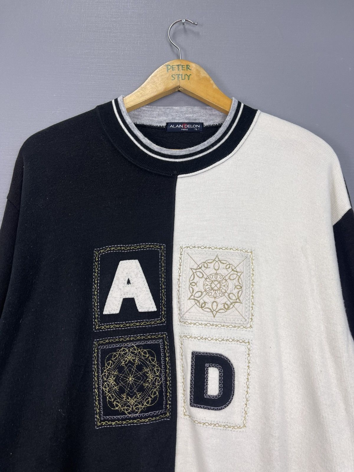Vintage Vintage Alain Delon Sweatshirt Size US L / EU 52-54 / 3 - 5 Thumbnail
