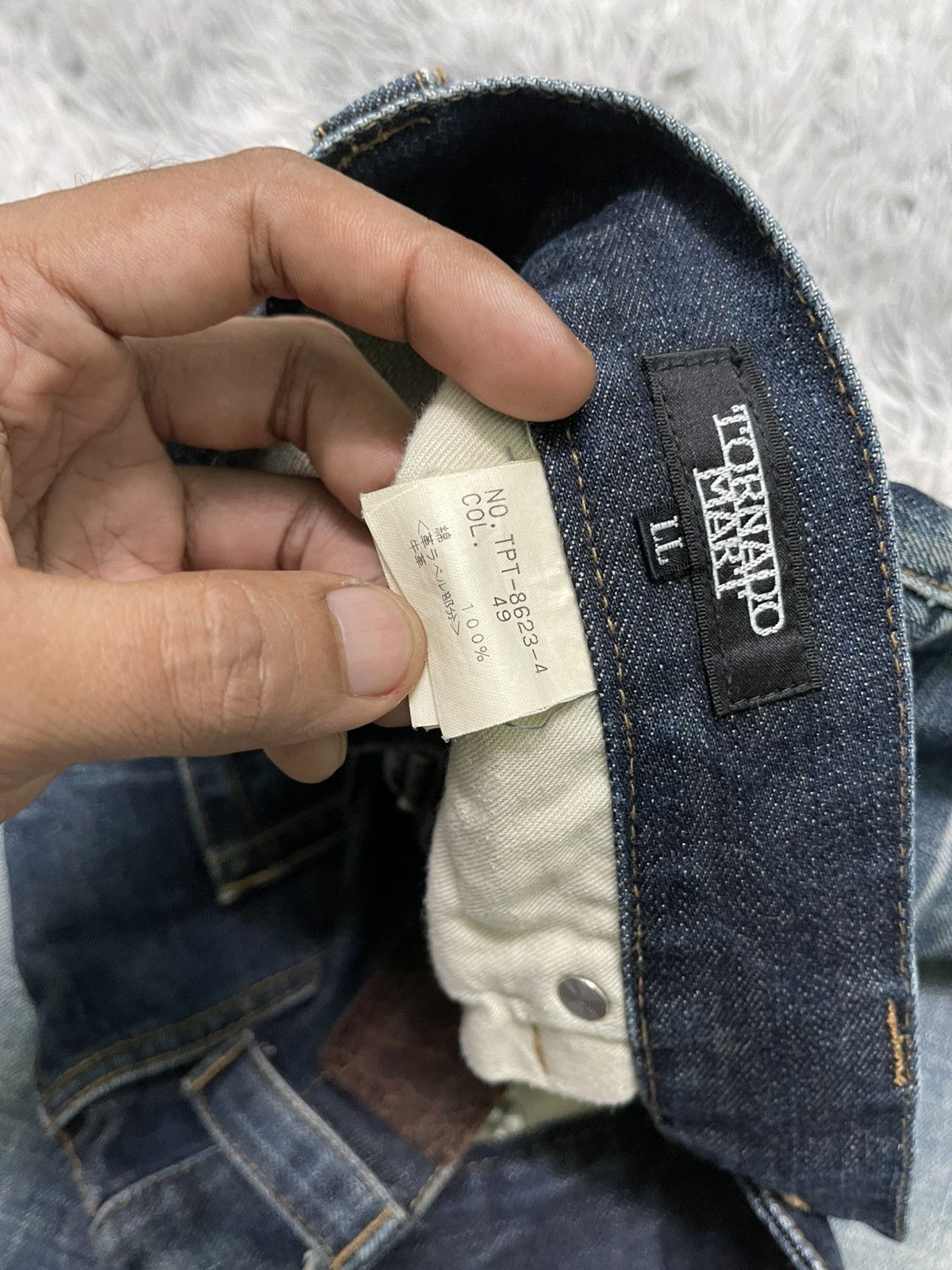 Tornado Mart 2000s TORNADO MART JAPAN SPLASH PAINT DISTRESSED JEANS Size US 34 / EU 50 - 11 Thumbnail