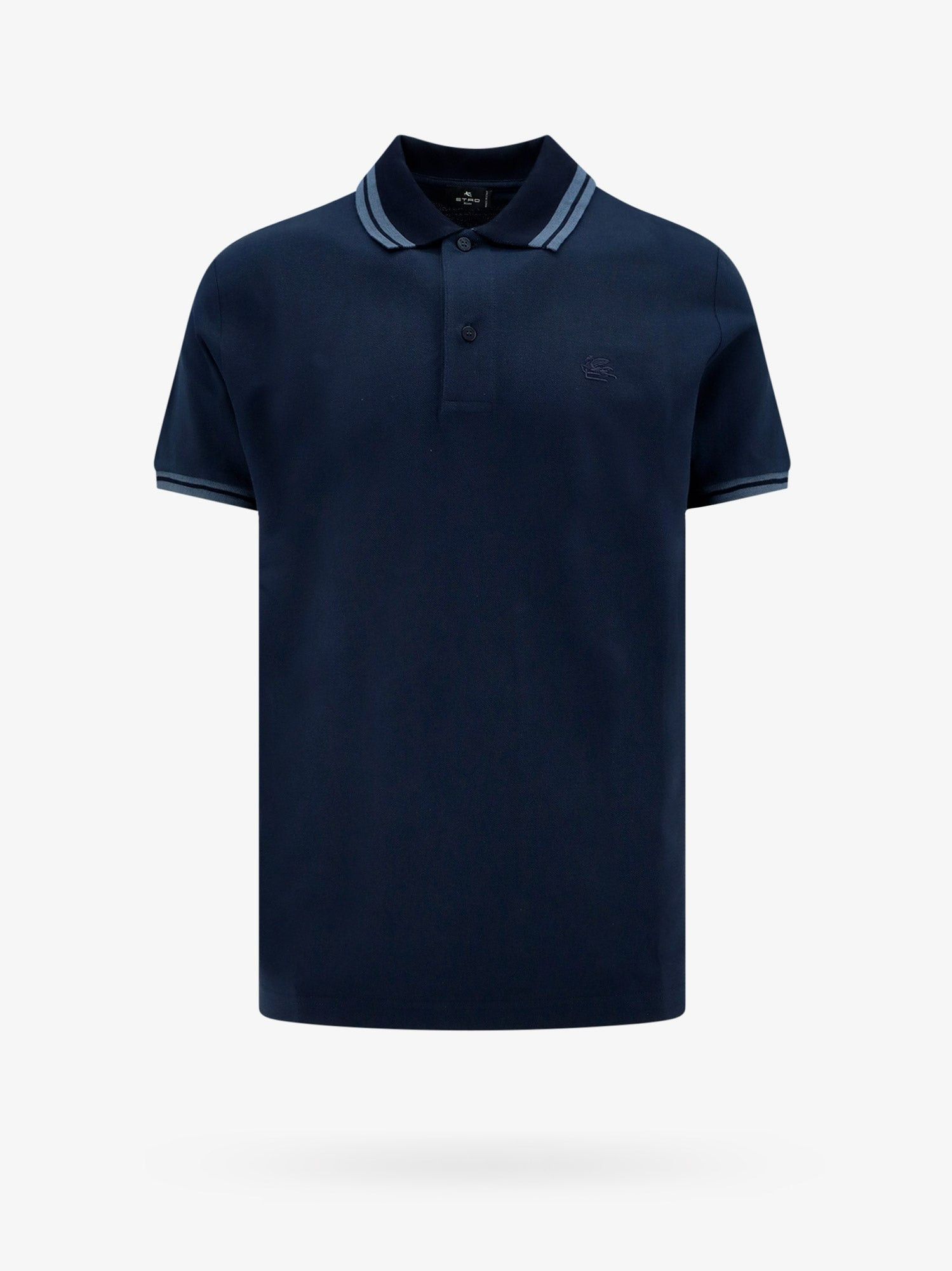 image of Etro Polo Shirt Man Blue Polo Shirts, Men's (Size XL)