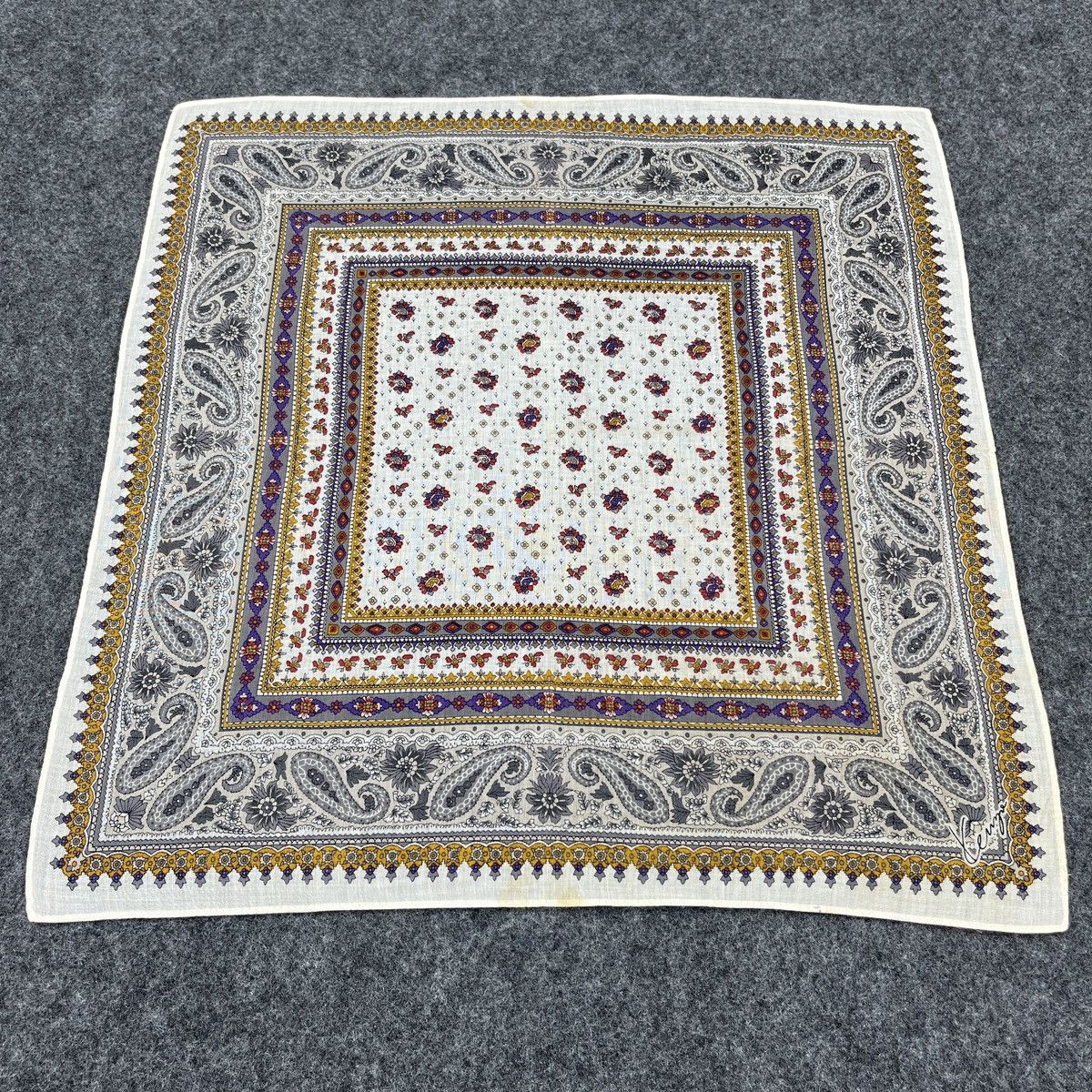 Kenzo Kenzo Paisley Handkerchief / Bandana / Neckerchief B220 Size ONE SIZE - 4 Thumbnail