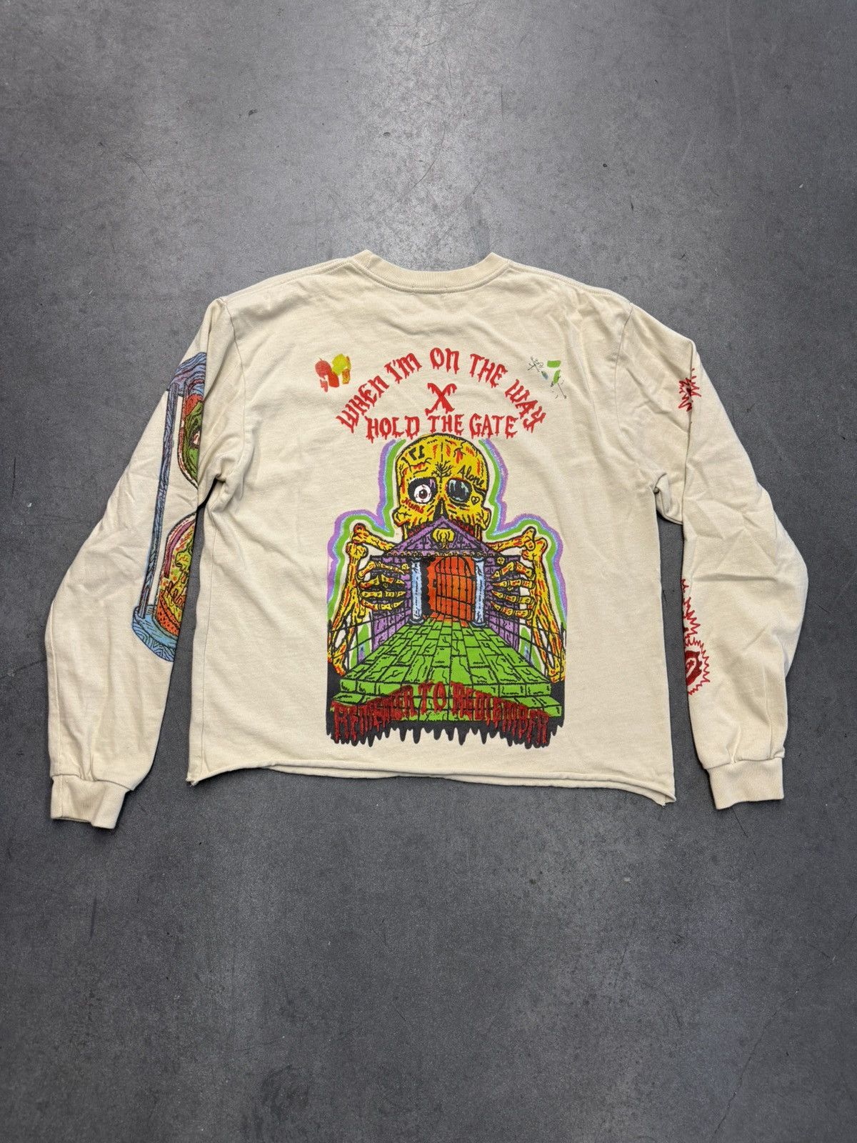 Yeezy FW18 Season 6 XXXTentacion Swallow The Hate Long Sleeve Tee Size US M / EU 48-50 / 2 - 2 Thumbnail