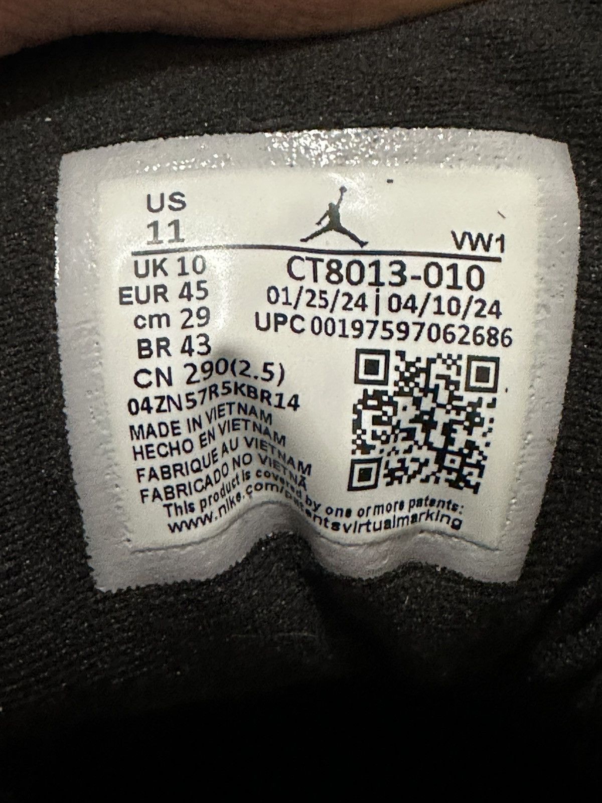 Jordan Brand Size 11 - Jordan 12 Retro Barons (CT8013-010) Size US 11 / EU 44 - 6 Thumbnail