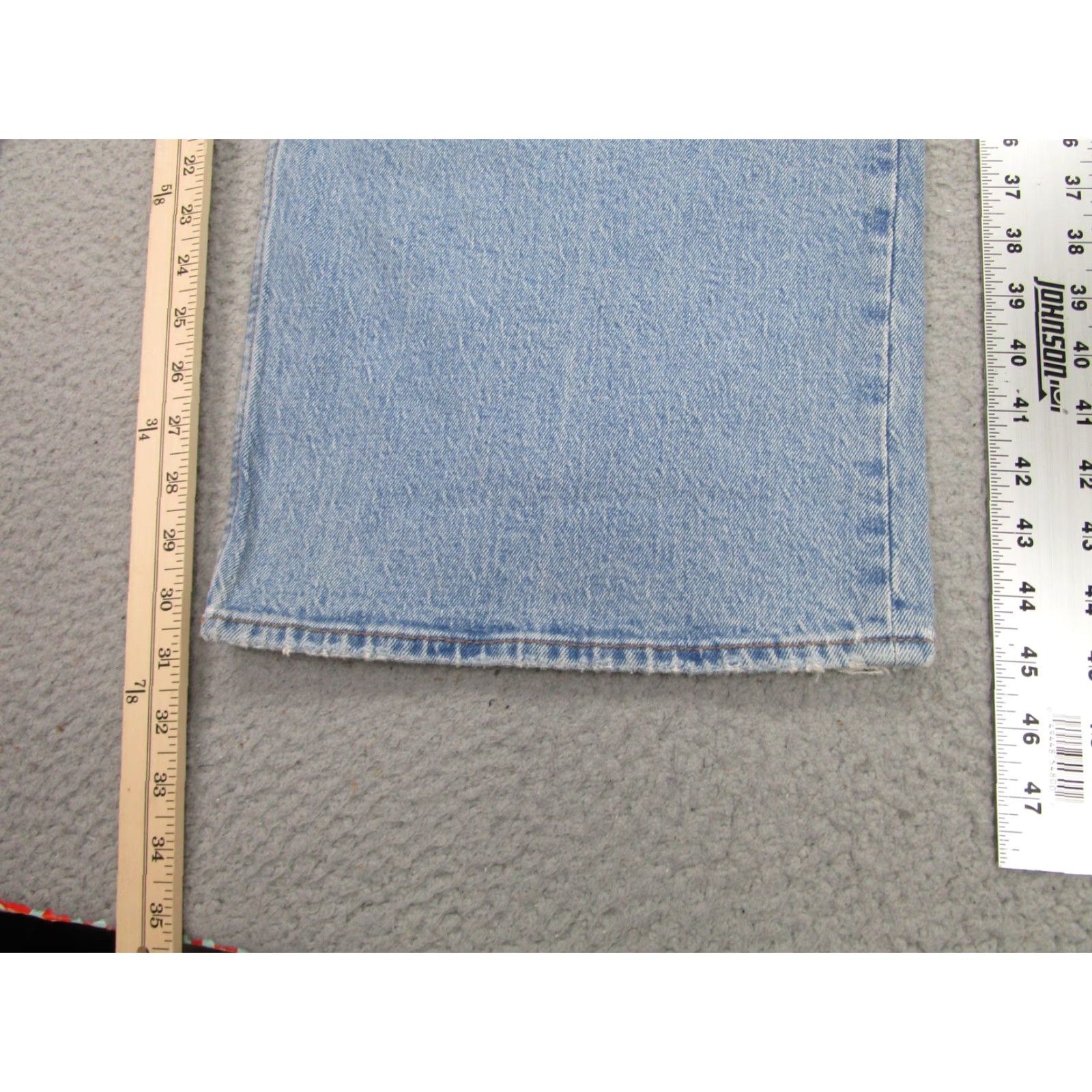 Abercrombie & Fitch Abercrombie & Fitch Jeans Women 24 Regular Long High Rise Blue 90s Relaxed Style Size 42" / US 20 - 2 Thumbnail