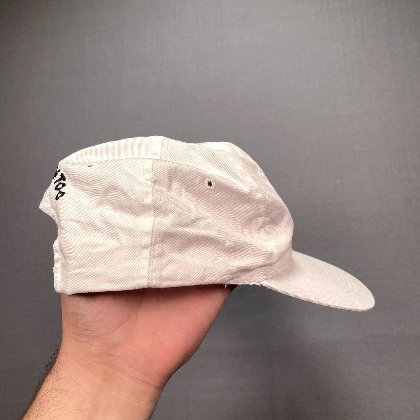 Vintage Crazy Horse Too Hat Club New York Billy Jo Las Vegas Club Baseball Cap Adjustable One Size Men White Cotton Casual Size ONE SIZE - 6 Thumbnail