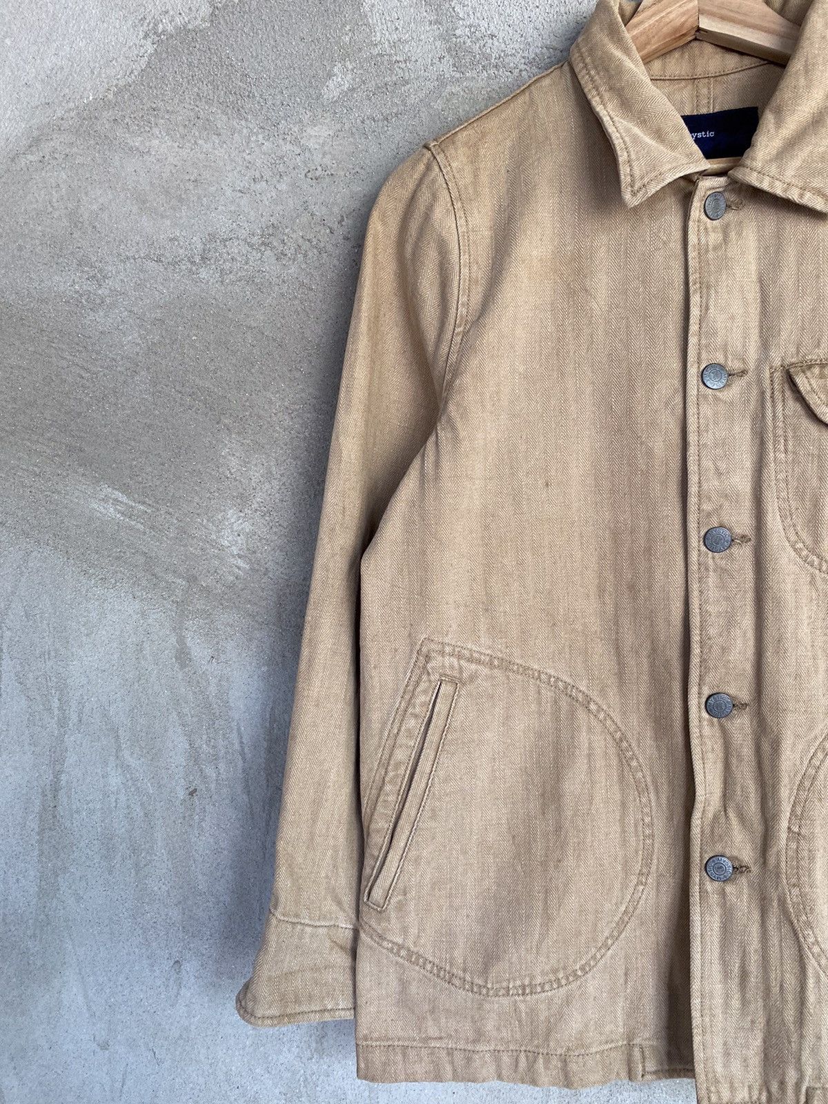 Japanese Brand Japanese Brand Mystic Plain Multipocket Jacket Size M / US 6-8 / IT 42-44 - 4 Thumbnail