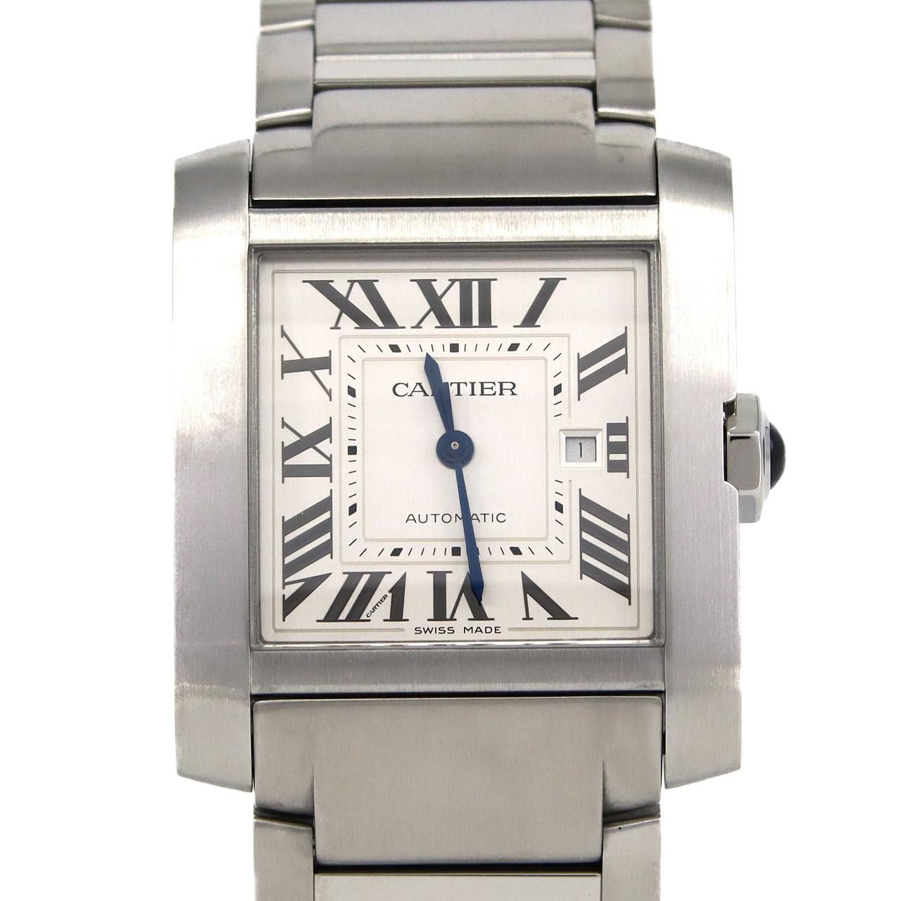 Cartier Cartier Cartier Tank Française Stainless Steel Automatic Metal Automatic WSTA0067 DUTY FREE for USA Size ONE SIZE - 1 Thumbnail
