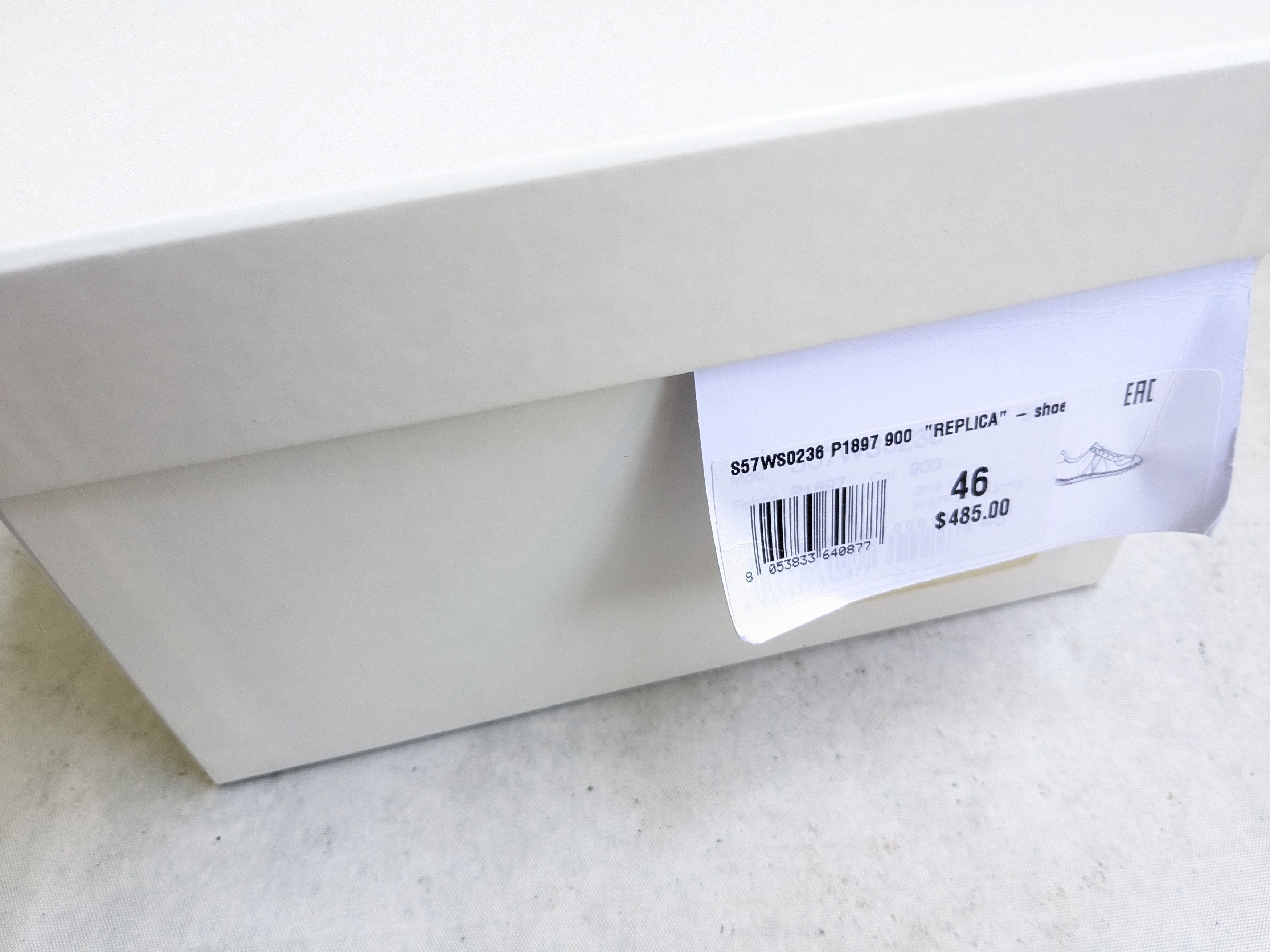 Maison Margiela Maison Margiela Replica GAT Sneakers White Green 13 46 Size US 13 / EU 46 - 20 Thumbnail