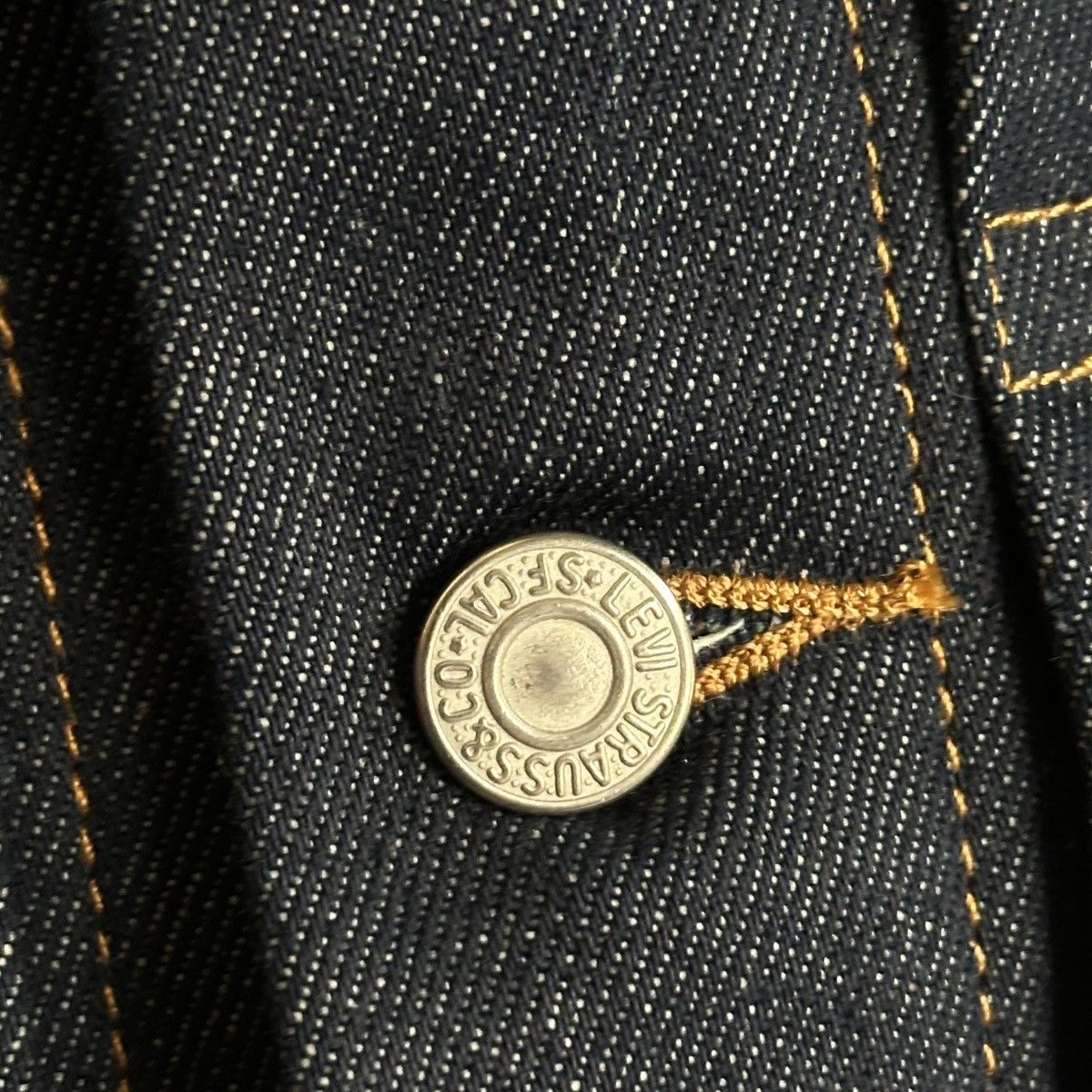 DENIM TEARS × Levi's Sample Denim Tears Levi's Type II Raw Denim Jacket Size US L / EU 52-54 / 3 - 7 Thumbnail