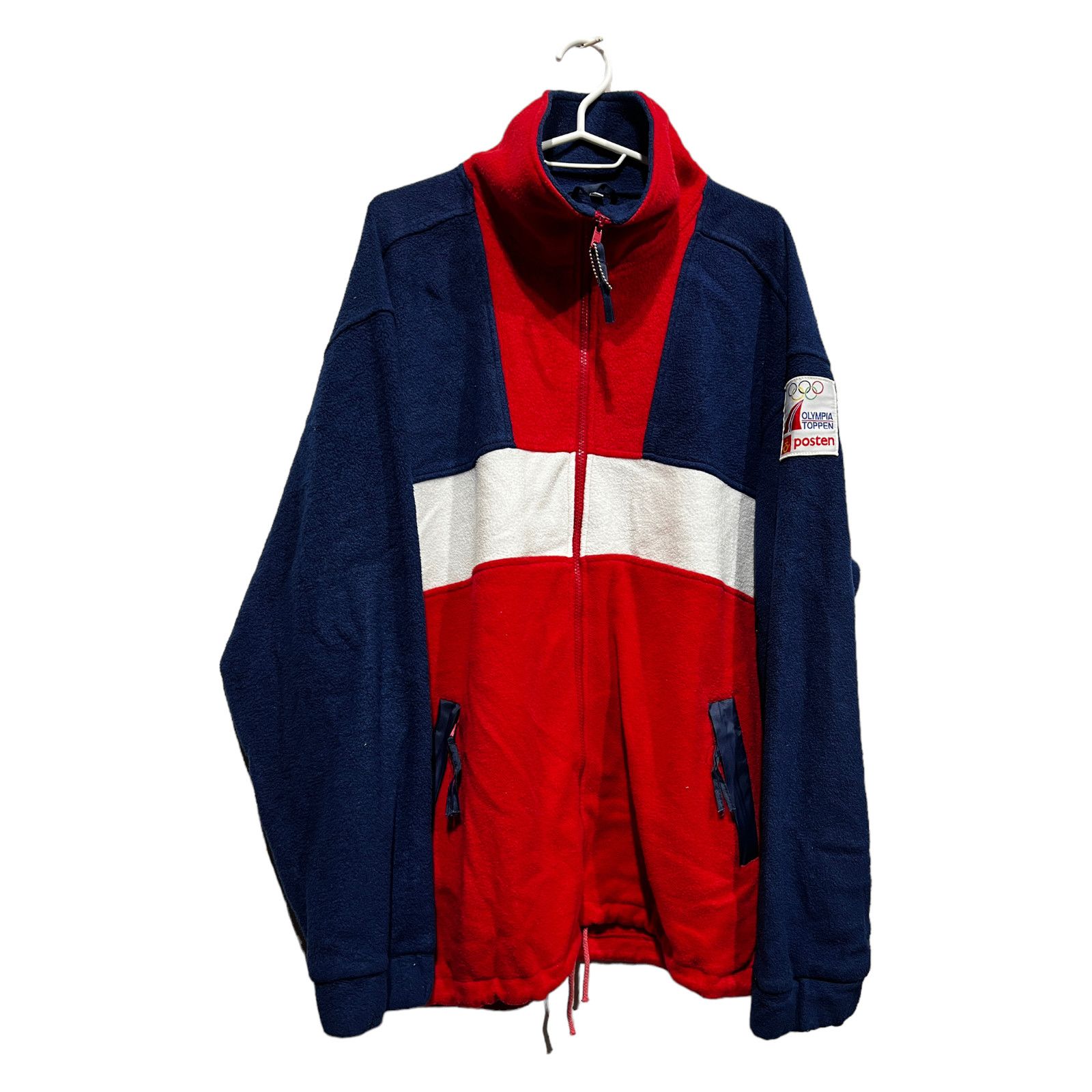Vintage 90s Fleece Olympia toppen vintage jacket pullover size XL Size US XL / EU 56 / 4 - 1 Thumbnail