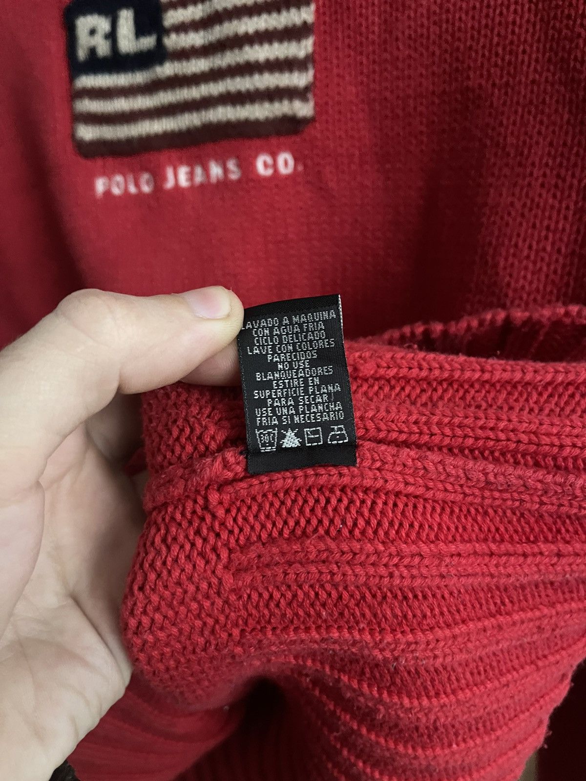 Ralph Lauren Polo Jeans Ralph Lauren RL Vintage American Flag Sweater 90s Size US M / EU 48-50 / 2 - 10 Thumbnail