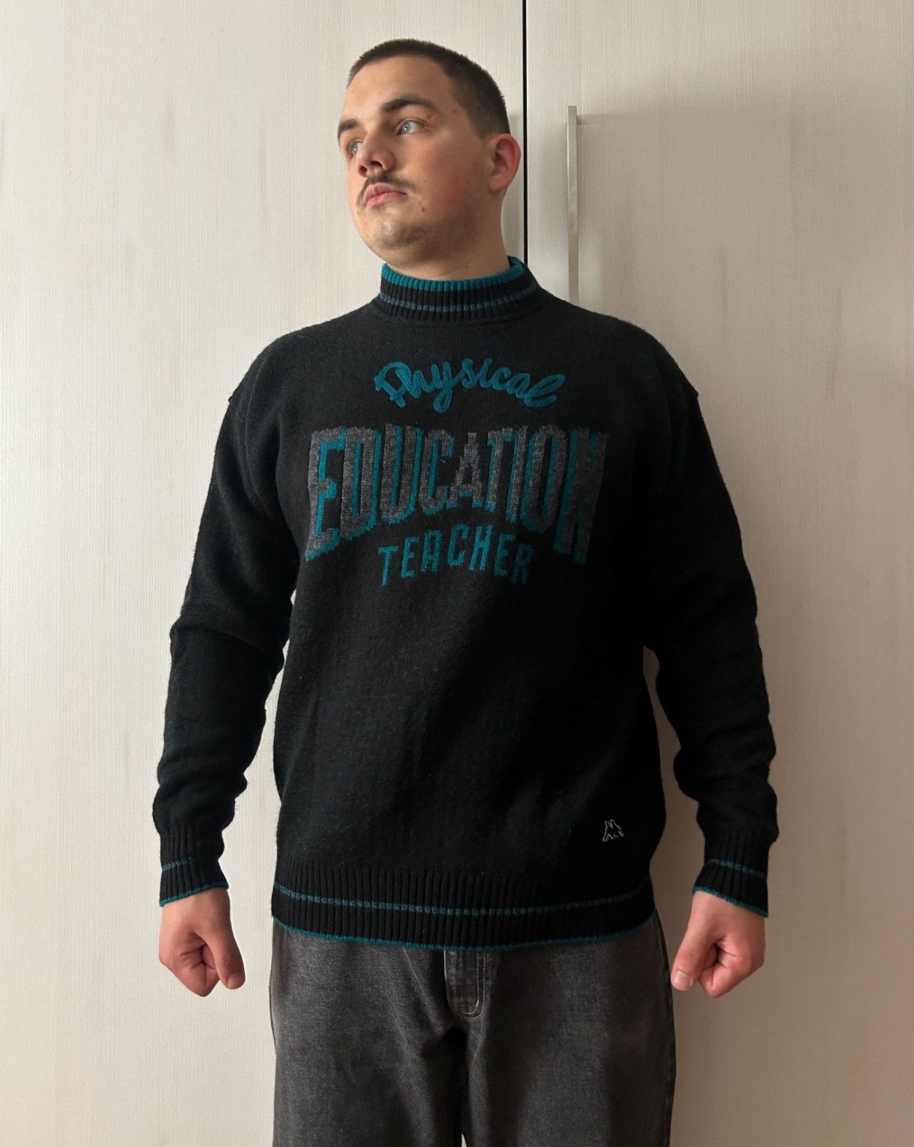 Kappa Vintage Kappa Physical Education teacher sweaters mens Size US M / EU 48-50 / 2 - 2 Thumbnail