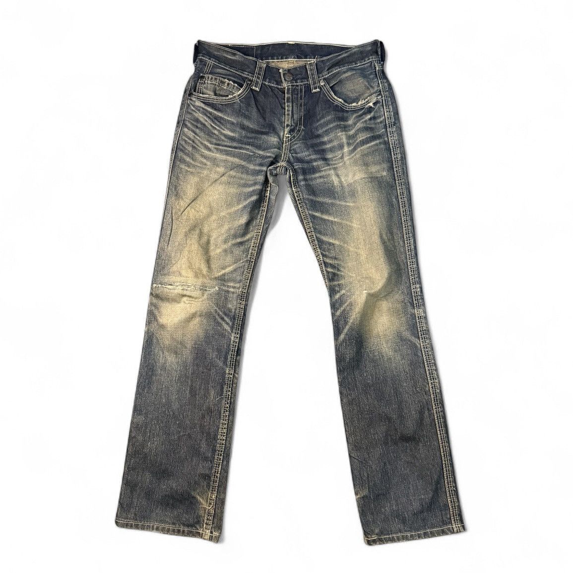 If Six Was Nine 🔥🇯🇵 Vintage 90s Levis Japanese Distressed Rusty Denim Size US 32 / EU 48 - 1 Thumbnail