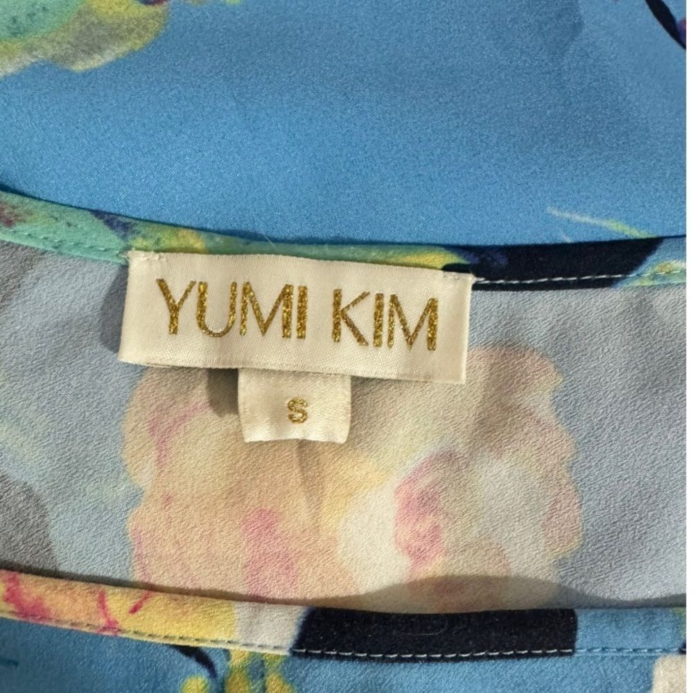 Other Yumi Kim SZ S Sky Blue Rose Garden One Shoulder Mini Dress Size S / US 4 / IT 40 - 4 Thumbnail